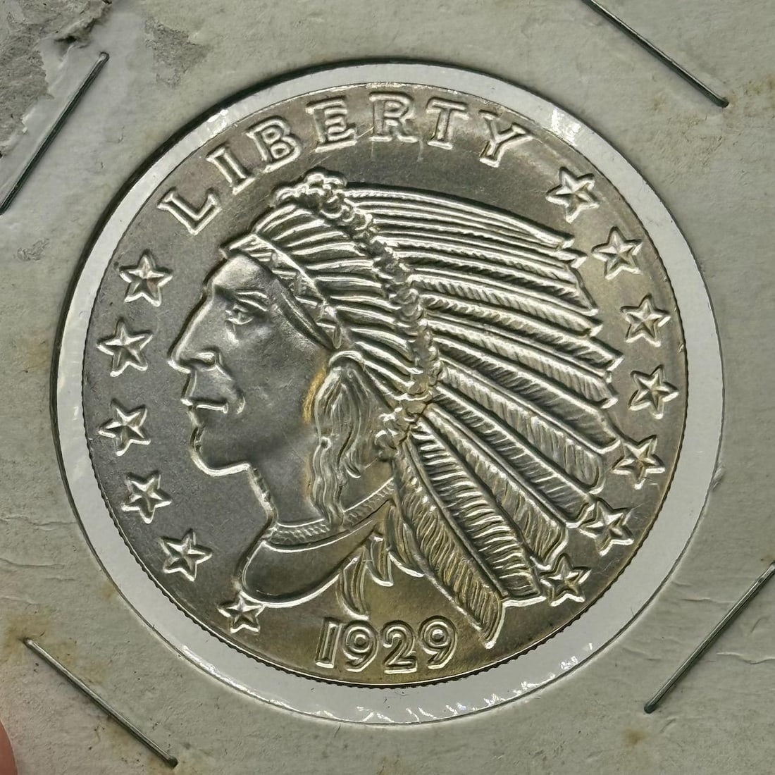 Golden State Mint Liberty Indian Head Eagle 1 Troy Oz .999 Silver Coin (1 of 2)