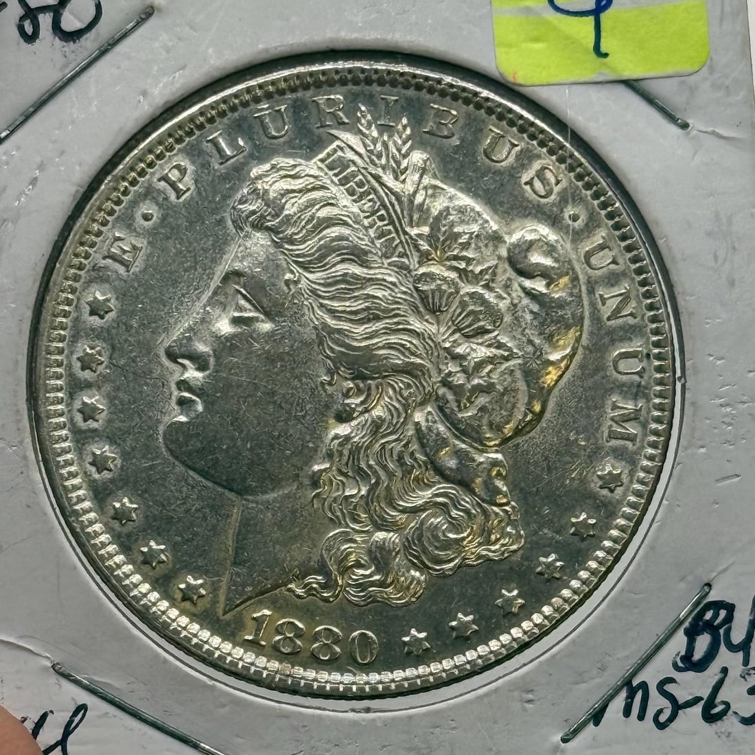 1880 Morgan Silver Dollar, United States, 90% Silver: IMPORTANT, WE ONLY ACCEPT CREDIT CARDS UP TO $500 FOR ONLINE COIN PURCHASES. YOU CAN PAY ACH THROUGH PROXIBID, OR YOU CAN SEND A WIRE OR CERTIFIED CHECK. WE WILL HOLD ALL SHIPPING OF COINS FOR 10 DAYS