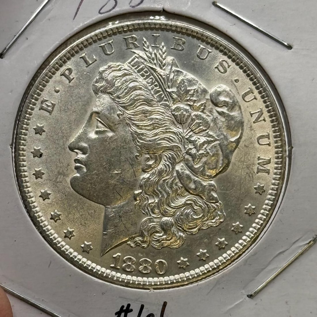 1880 Morgan Silver Dollar, United States, 90% Silver: IMPORTANT, WE ONLY ACCEPT CREDIT CARDS UP TO $500 FOR ONLINE COIN PURCHASES. YOU CAN PAY ACH THROUGH PROXIBID, OR YOU CAN SEND A WIRE OR CERTIFIED CHECK. WE WILL HOLD ALL SHIPPING OF COINS FOR 10 DAYS