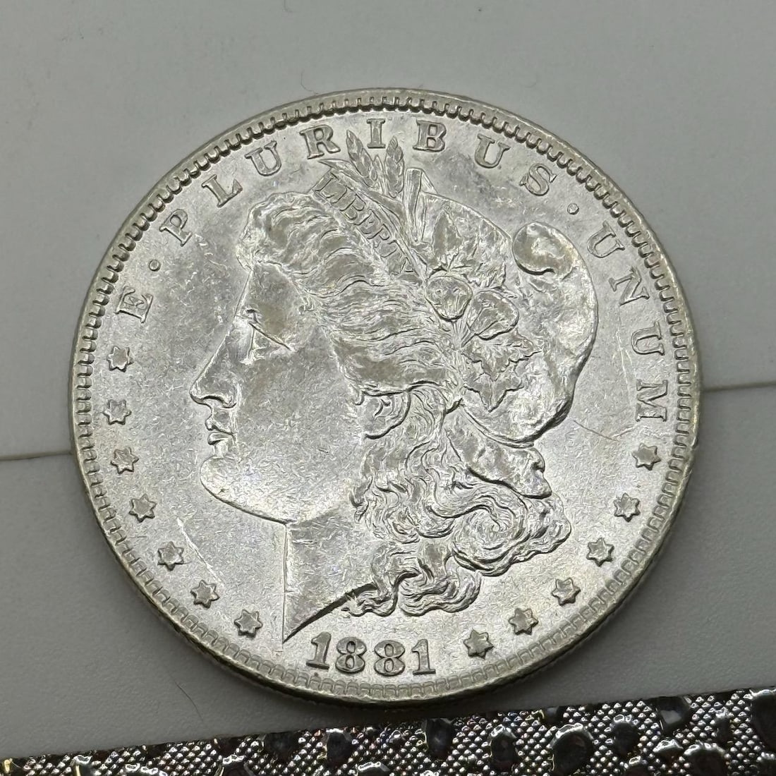 1881 Morgan Silver Dollar, United States, 90% Silver (1 of 2)