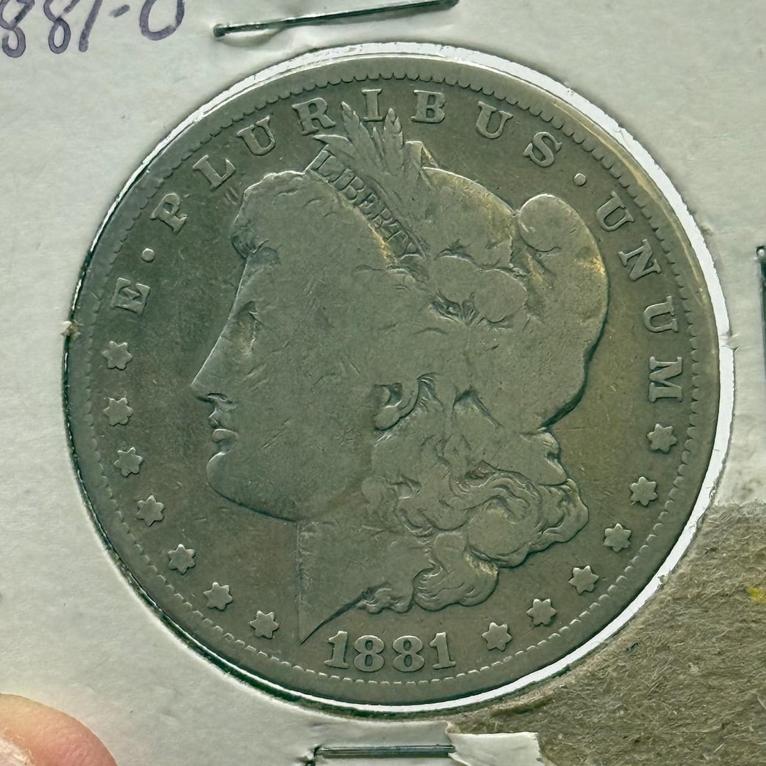 1881-O Morgan Silver Dollar, United States, 90% Silver (1 of 2)
