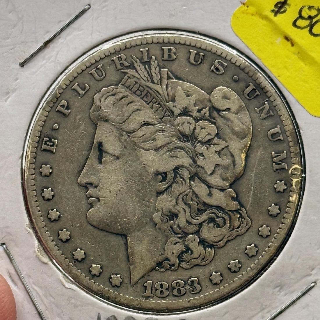 1883-S Morgan Silver Dollar, United States, 90% Silver (1 of 2)