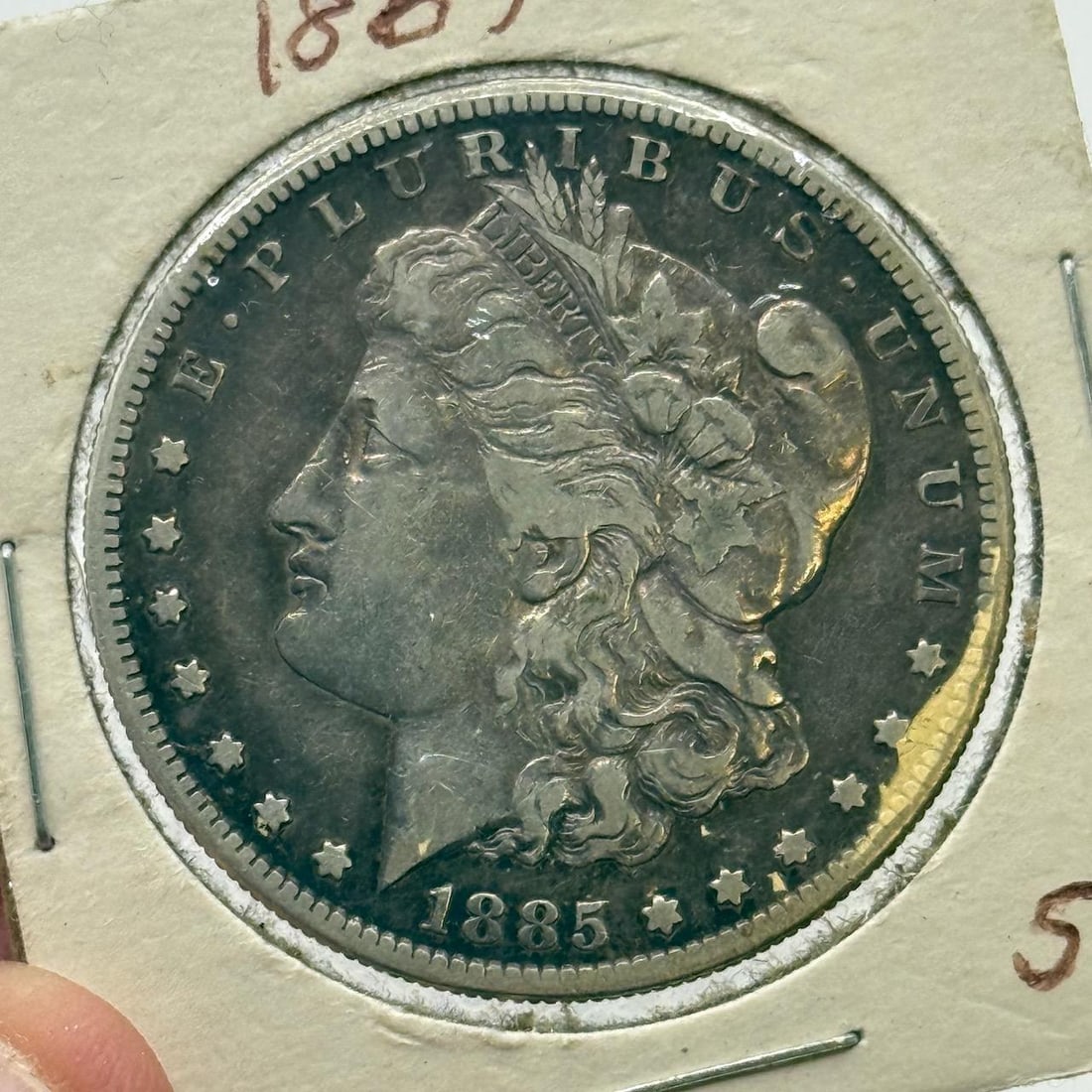 1885-S Morgan Silver Dollar, United States, 90% Silver (1 of 2)