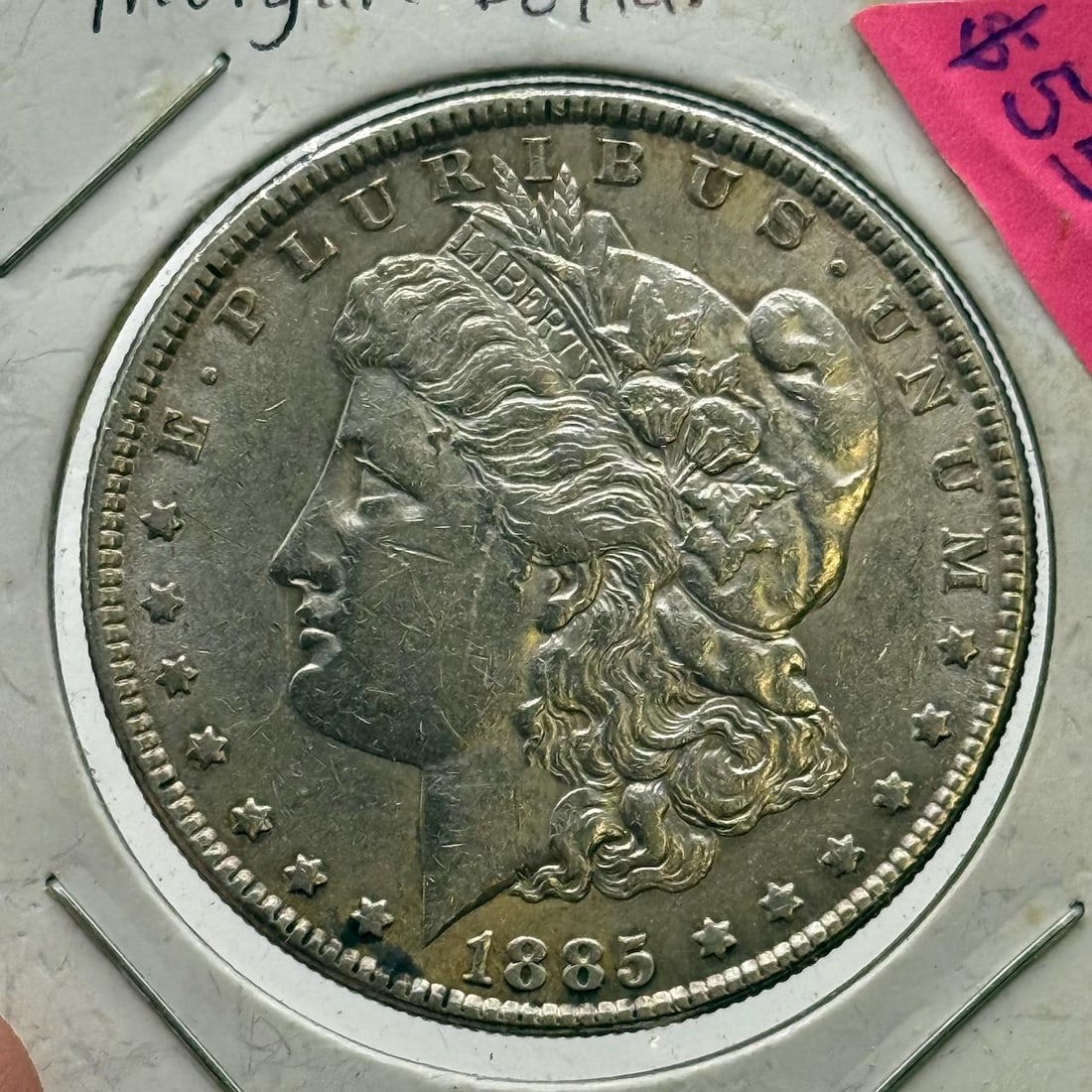 1885 Morgan Silver Dollar, United States, 90% Silver: IMPORTANT, WE ONLY ACCEPT CREDIT CARDS UP TO $500 FOR ONLINE COIN PURCHASES. YOU CAN PAY ACH THROUGH PROXIBID, OR YOU CAN SEND A WIRE OR CERTIFIED CHECK. WE WILL HOLD ALL SHIPPING OF COINS FOR 10 DAYS