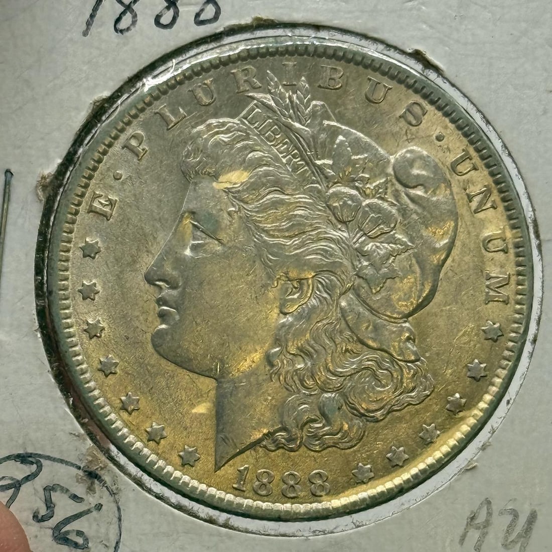 1888 Morgan Silver Dollar, United States, 90% Silver: IMPORTANT, WE ONLY ACCEPT CREDIT CARDS UP TO $500 FOR ONLINE COIN PURCHASES. YOU CAN PAY ACH THROUGH PROXIBID, OR YOU CAN SEND A WIRE OR CERTIFIED CHECK. WE WILL HOLD ALL SHIPPING OF COINS FOR 10 DAYS