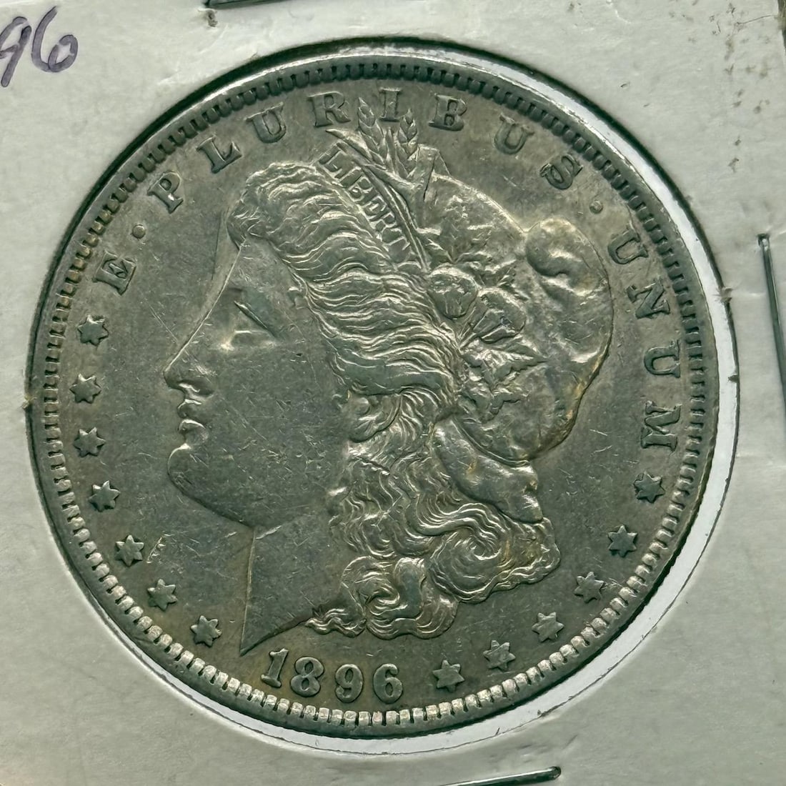 1896 Morgan Silver Dollar, United States, 90% Silver: IMPORTANT, WE ONLY ACCEPT CREDIT CARDS UP TO $500 FOR ONLINE COIN PURCHASES. YOU CAN PAY ACH THROUGH PROXIBID, OR YOU CAN SEND A WIRE OR CERTIFIED CHECK. WE WILL HOLD ALL SHIPPING OF COINS FOR 10 DAYS