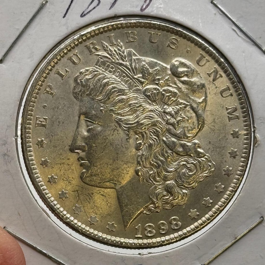 1898 Morgan Silver Dollar, United States, 90% Silver: IMPORTANT, WE ONLY ACCEPT CREDIT CARDS UP TO $500 FOR ONLINE COIN PURCHASES. YOU CAN PAY ACH THROUGH PROXIBID, OR YOU CAN SEND A WIRE OR CERTIFIED CHECK. WE WILL HOLD ALL SHIPPING OF COINS FOR 10 DAYS