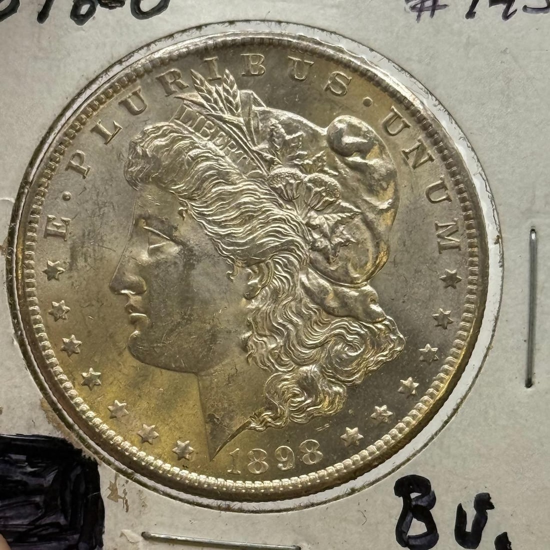 1898-O Morgan Silver Dollar, United States, 90% Silver: IMPORTANT, WE ONLY ACCEPT CREDIT CARDS UP TO $500 FOR ONLINE COIN PURCHASES. YOU CAN PAY ACH THROUGH PROXIBID, OR YOU CAN SEND A WIRE OR CERTIFIED CHECK. WE WILL HOLD ALL SHIPPING OF COINS FOR 10 DAYS