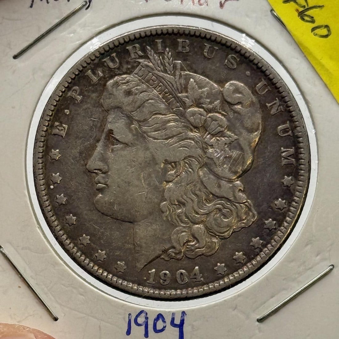 1904 Morgan Silver Dollar, United States, 90% Silver: IMPORTANT, WE ONLY ACCEPT CREDIT CARDS UP TO $500 FOR ONLINE COIN PURCHASES. YOU CAN PAY ACH THROUGH PROXIBID, OR YOU CAN SEND A WIRE OR CERTIFIED CHECK. WE WILL HOLD ALL SHIPPING OF COINS FOR 10 DAYS