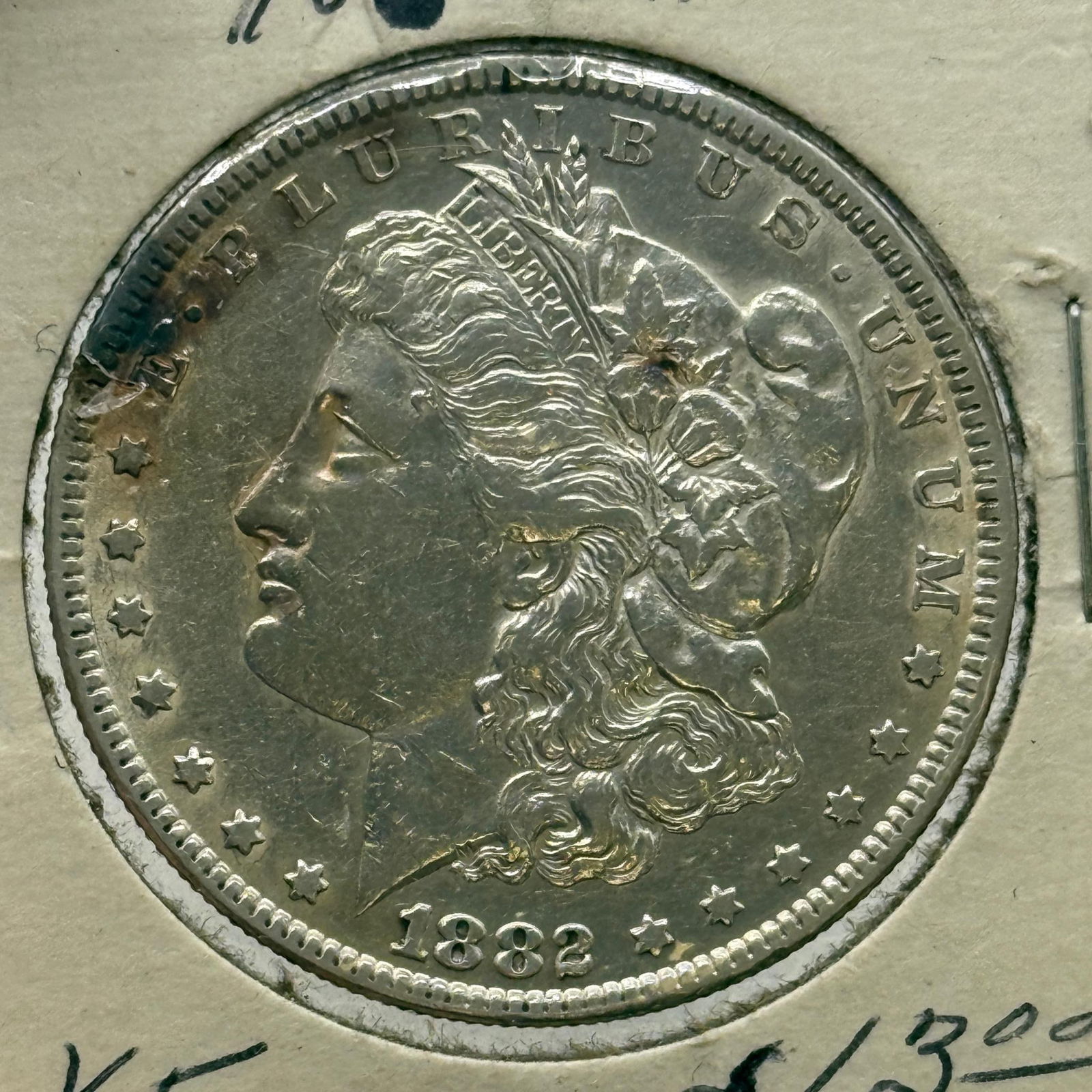 1882 US Morgan SIlver Dollar, 90% silver: IMPORTANT, WE ONLY ACCEPT CREDIT CARDS UP TO $500 FOR ONLINE COIN PURCHASES. YOU CAN PAY ACH THROUGH PROXIBID, OR YOU CAN SEND A WIRE OR CERTIFIED CHECK. WE WILL HOLD ALL SHIPPING OF COINS FOR 10 DAYS