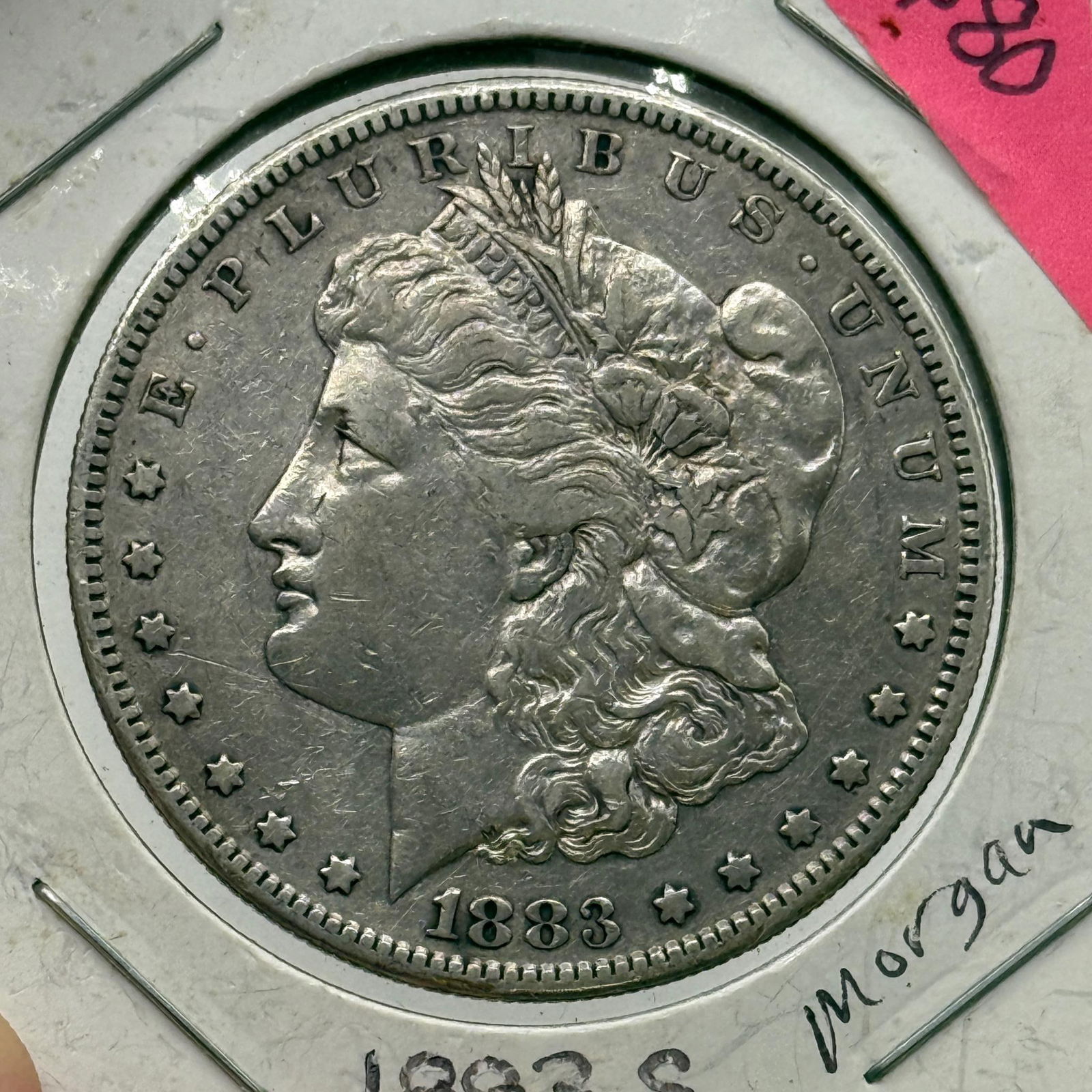 1883-S US Morgan SIlver Dollar, 90% silver: IMPORTANT, WE ONLY ACCEPT CREDIT CARDS UP TO $500 FOR ONLINE COIN PURCHASES. YOU CAN PAY ACH THROUGH PROXIBID, OR YOU CAN SEND A WIRE OR CERTIFIED CHECK. WE WILL HOLD ALL SHIPPING OF COINS FOR 10 DAYS