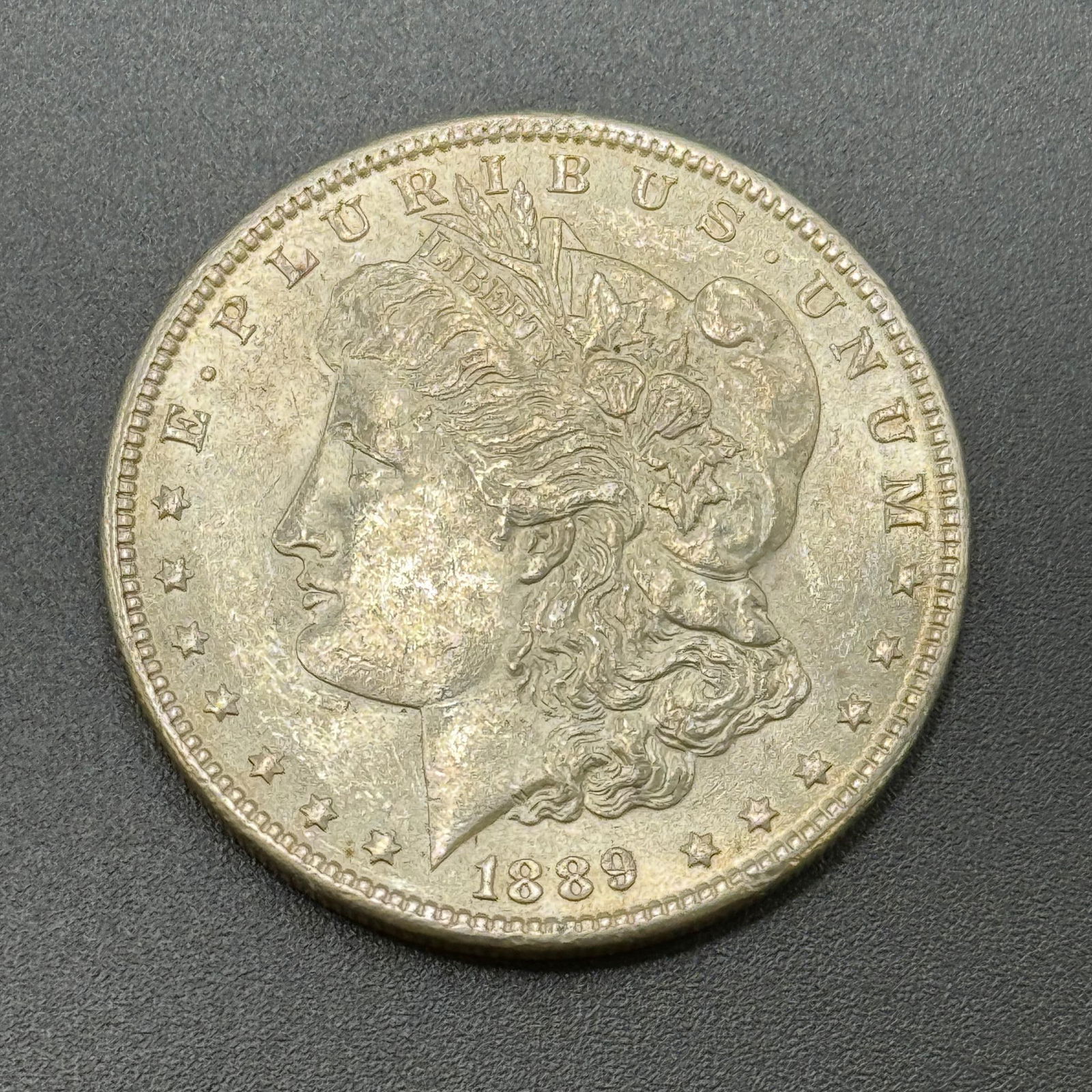 1889 US Morgan SIlver Dollar, 90% silver (1 of 2)