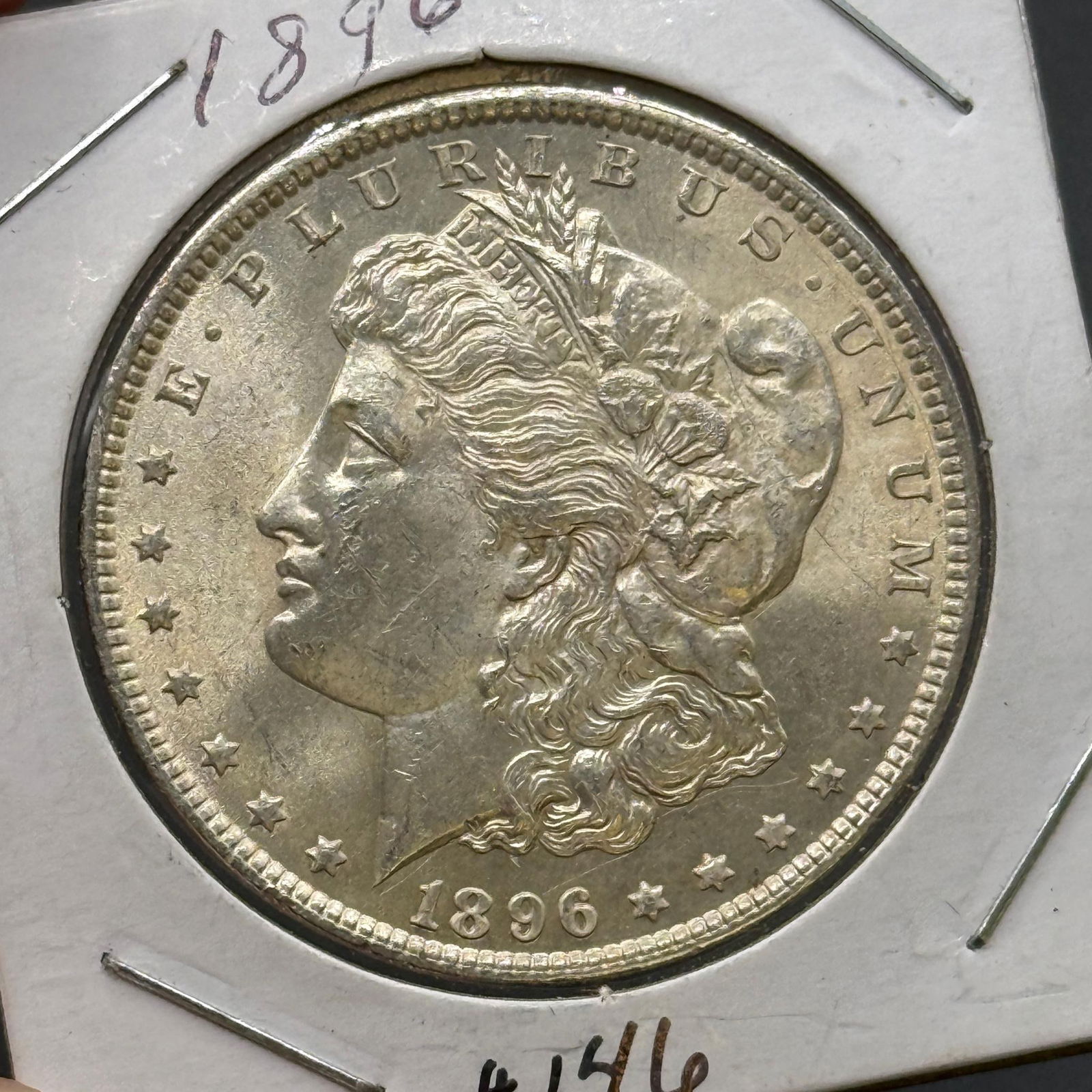 1896 US Morgan Silver Dollar, 90% silver: IMPORTANT, WE ONLY ACCEPT CREDIT CARDS UP TO $500 FOR ONLINE COIN PURCHASES. YOU CAN PAY ACH THROUGH PROXIBID, OR YOU CAN SEND A WIRE OR CERTIFIED CHECK. WE WILL HOLD ALL SHIPPING OF COINS FOR 10 DAYS