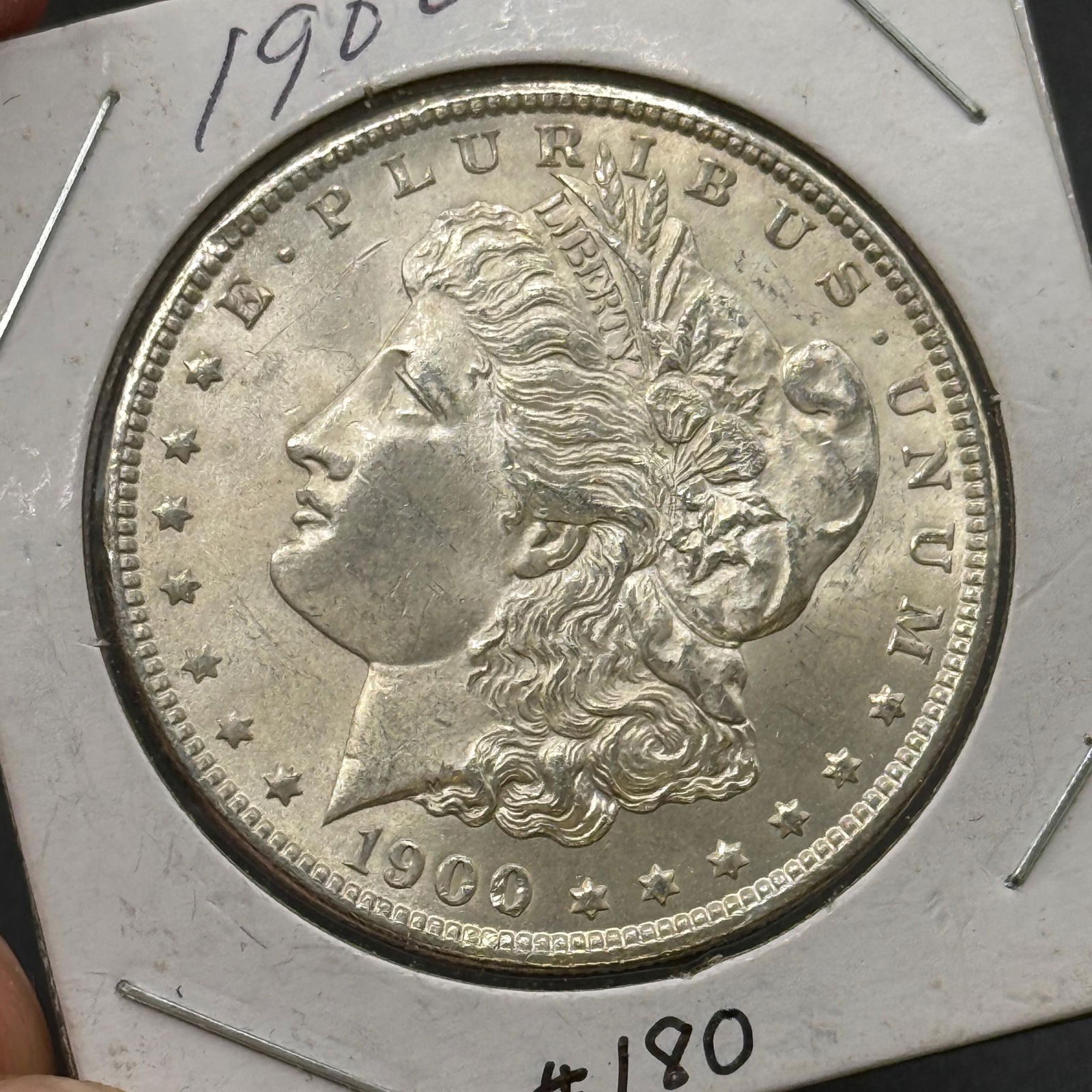 1900 US Morgan Silver Dollar, 90% silver: IMPORTANT, WE ONLY ACCEPT CREDIT CARDS UP TO $500 FOR ONLINE COIN PURCHASES. YOU CAN PAY ACH THROUGH PROXIBID, OR YOU CAN SEND A WIRE OR CERTIFIED CHECK. WE WILL HOLD ALL SHIPPING OF COINS FOR 10 DAYS