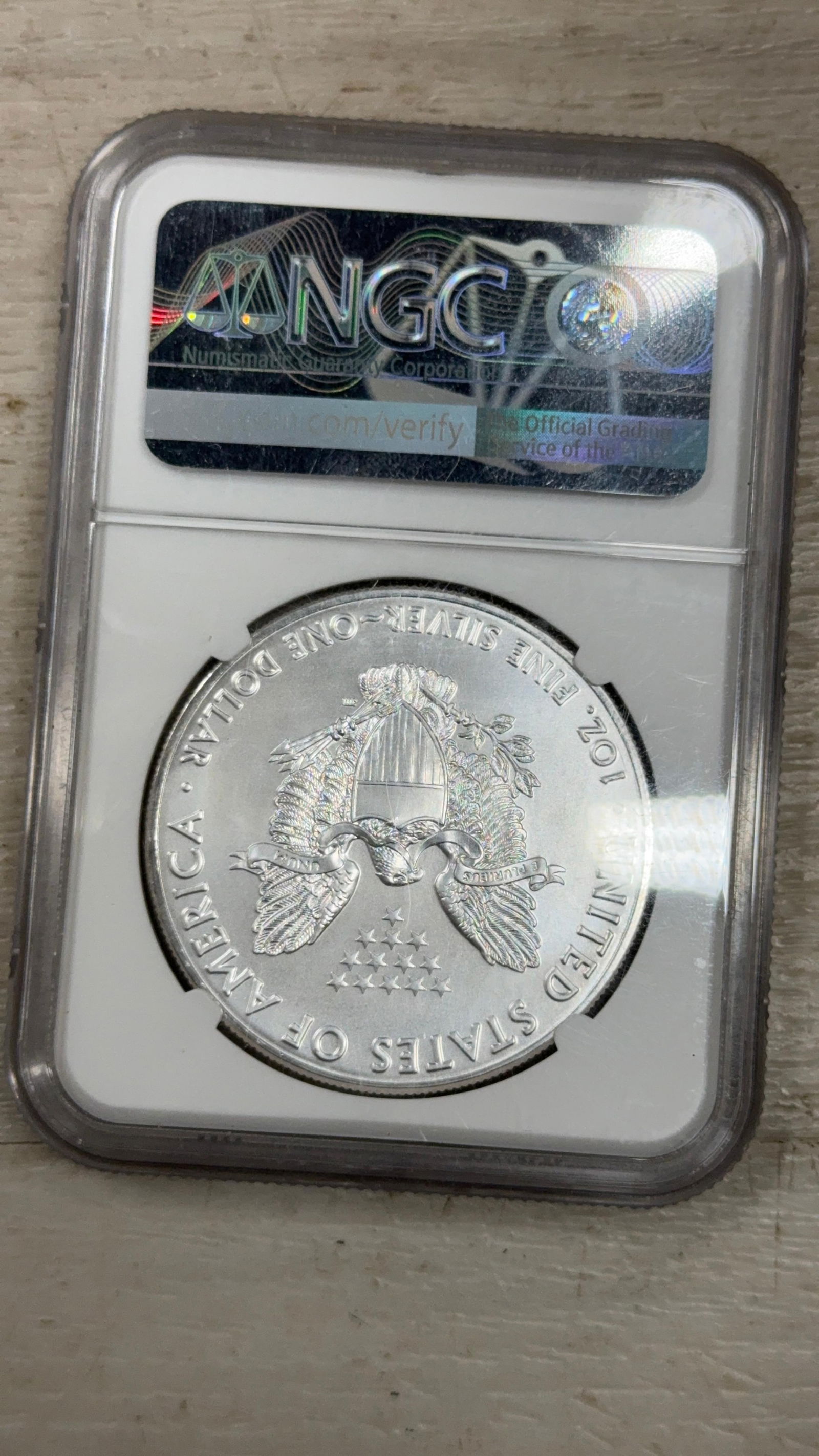 2018 SILVER EAGLE MS 70 - 2