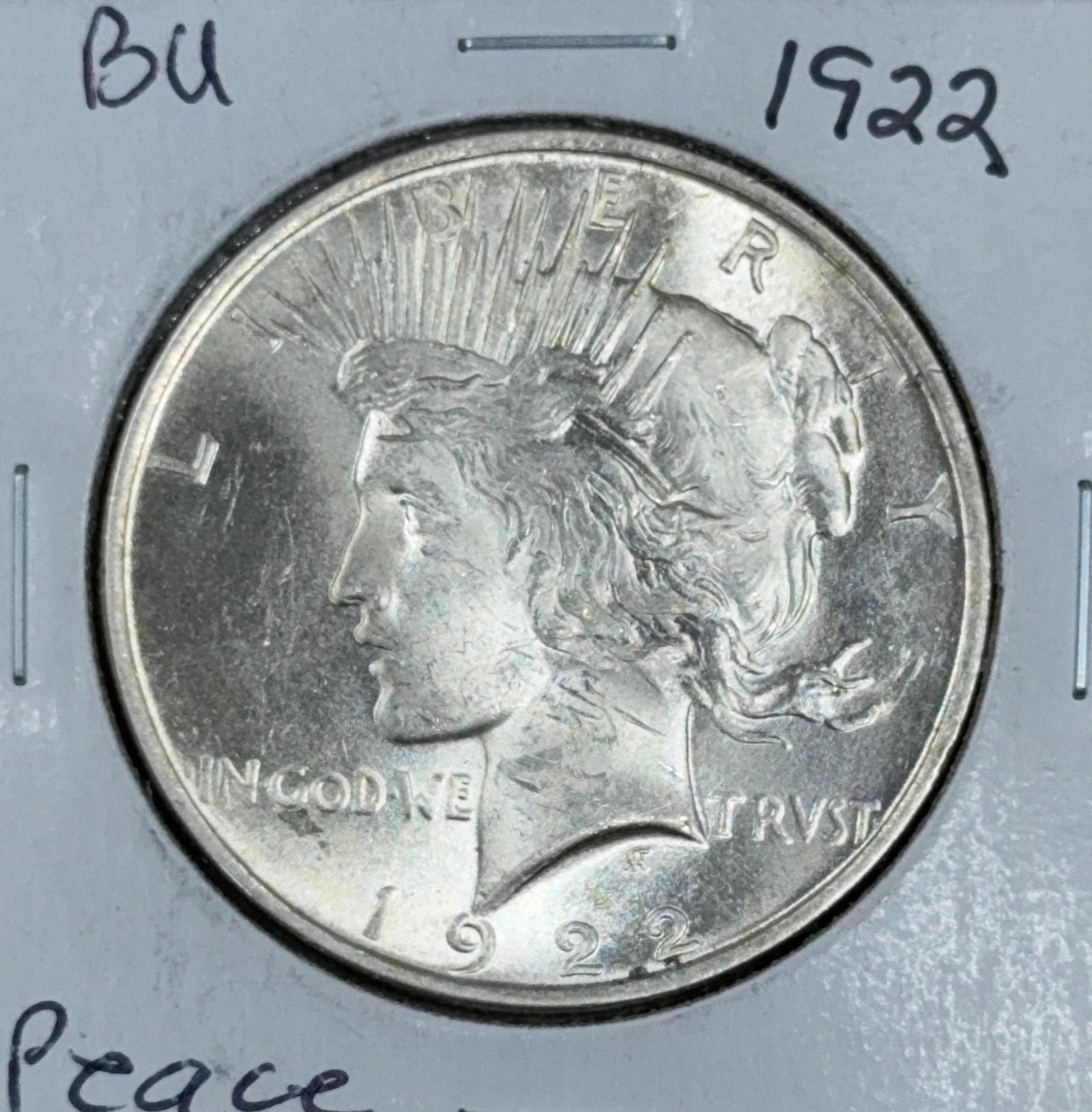 1922 United States Peace Dollar Coin, 90% silver: IMPORTANT, WE ONLY ACCEPT CREDIT CARDS UP TO $500 FOR ONLINE COIN PURCHASES. YOU CAN PAY ACH THROUGH PROXIBID, OR YOU CAN SEND A WIRE OR CERTIFIED CHECK. WE WILL HOLD ALL SHIPPING OF COINS FOR 10 DAYS