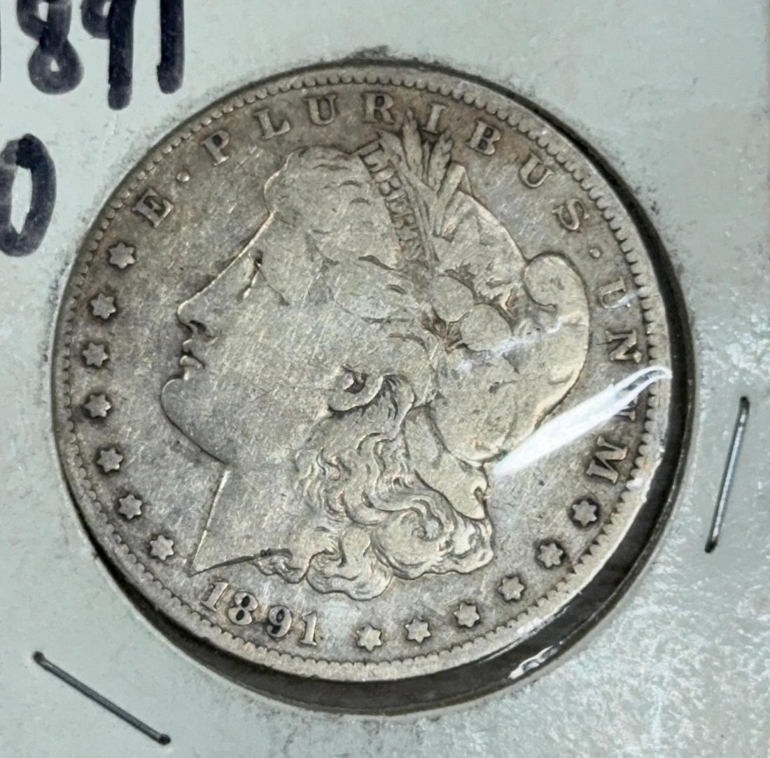 1891-O Morgan Dollar Coin, United States, 90% Silver: IMPORTANT, WE ONLY ACCEPT CREDIT CARDS UP TO $500 FOR ONLINE COIN PURCHASES. YOU CAN PAY ACH THROUGH PROXIBID, OR YOU CAN SEND A WIRE OR CERTIFIED CHECK. WE WILL HOLD ALL SHIPPING OF COINS FOR 10 DAYS