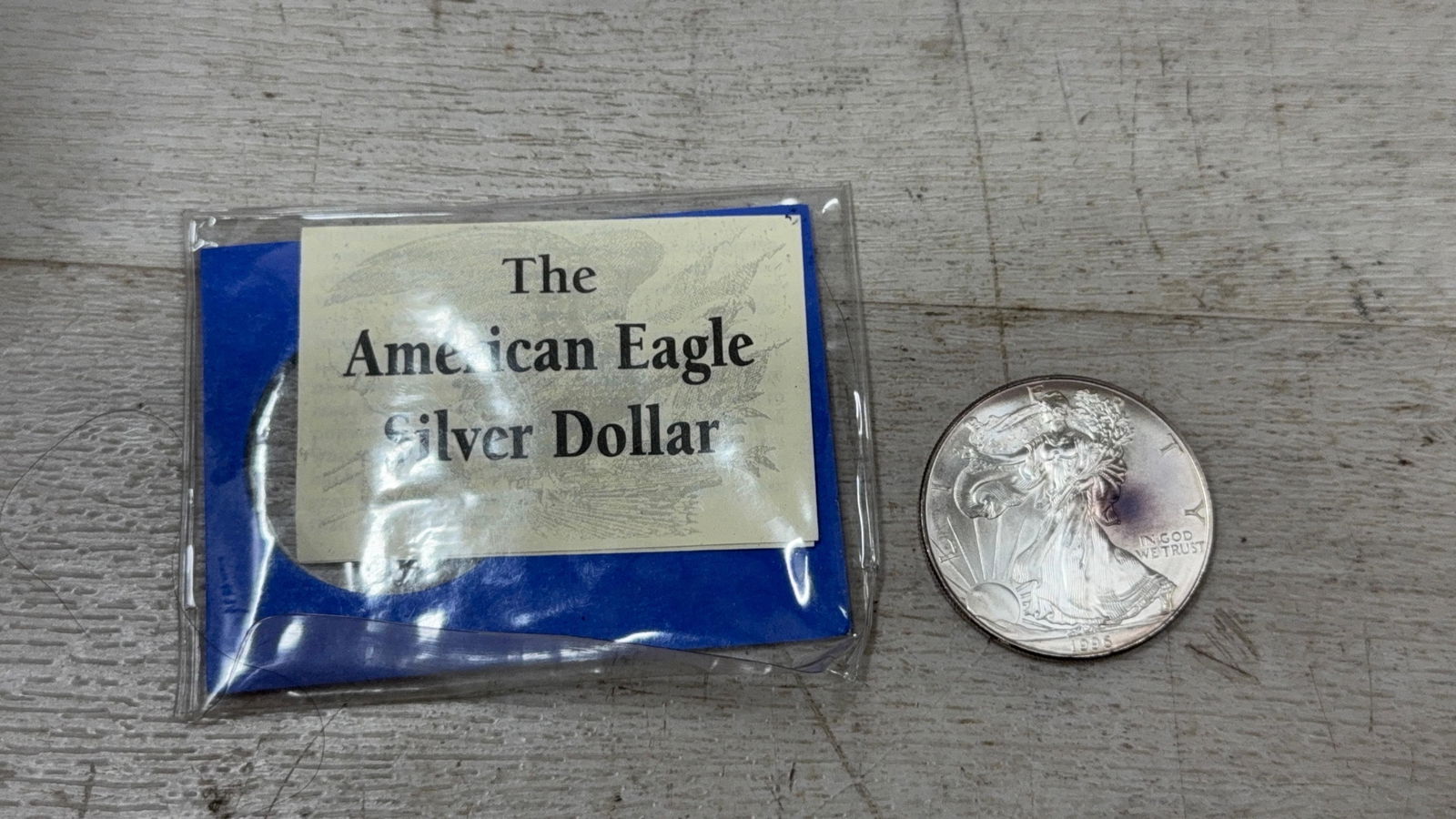 KEY Date 1996 American Eagle Silver Dollar, 1 oz Fine Silver Coin: IMPORTANT, WE ONLY ACCEPT CREDIT CARDS UP TO $500 FOR ONLINE COIN PURCHASES. YOU CAN PAY ACH THROUGH PROXIBID, OR YOU CAN SEND A WIRE OR CERTIFIED CHECK. WE WILL HOLD ALL SHIPPING OF COINS FOR 10