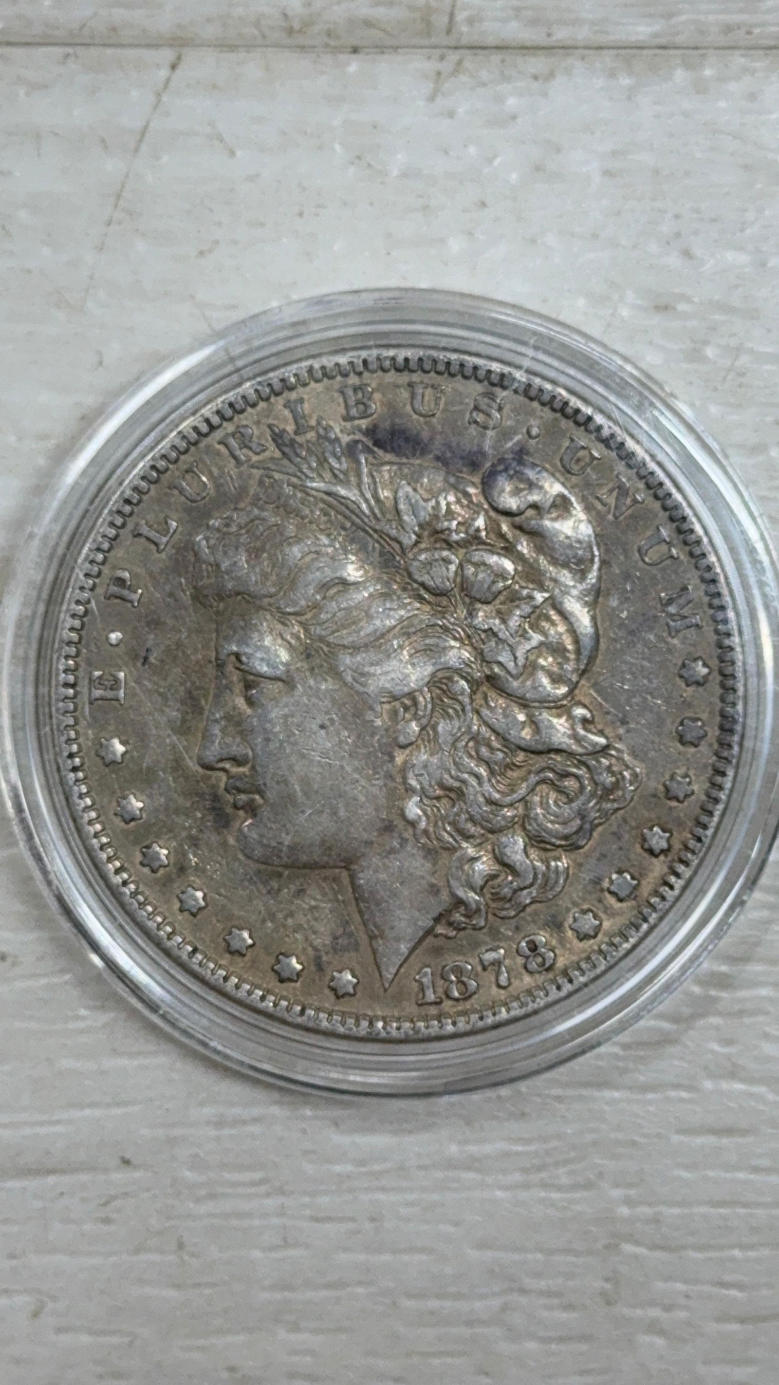 1878 Morgan Dollar Coin, 90% SILVER: IMPORTANT, WE ONLY ACCEPT CREDIT CARDS UP TO $500 FOR ONLINE COIN PURCHASES. YOU CAN PAY ACH THROUGH PROXIBID, OR YOU CAN SEND A WIRE OR CERTIFIED CHECK. WE WILL HOLD ALL SHIPPING OF COINS FOR 10 DAYS