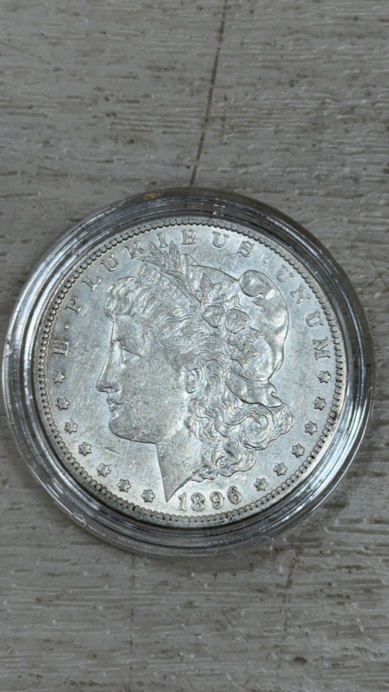 1896-O Morgan Silver Dollar Coin, New Orleans Mint, 90% Silver: IMPORTANT, WE ONLY ACCEPT CREDIT CARDS UP TO $500 FOR ONLINE COIN PURCHASES. YOU CAN PAY ACH THROUGH PROXIBID, OR YOU CAN SEND A WIRE OR CERTIFIED CHECK. WE WILL HOLD ALL SHIPPING OF COINS FOR 10 DAYS