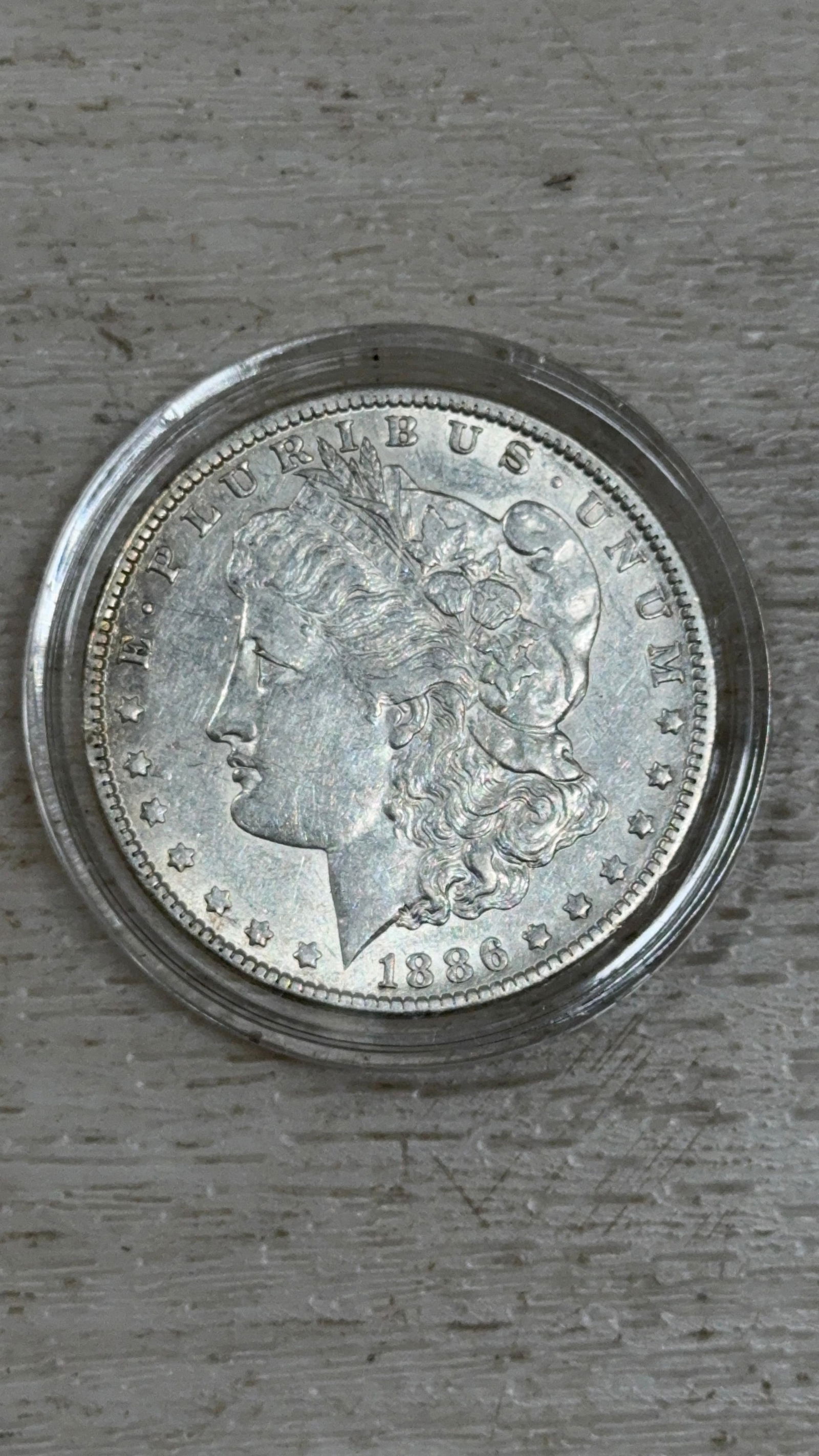1886 Morgan Silver Dollar, 90% silver: IMPORTANT, WE ONLY ACCEPT CREDIT CARDS UP TO $500 FOR ONLINE COIN PURCHASES. YOU CAN PAY ACH THROUGH PROXIBID, OR YOU CAN SEND A WIRE OR CERTIFIED CHECK. WE WILL HOLD ALL SHIPPING OF COINS FOR 10 DAYS