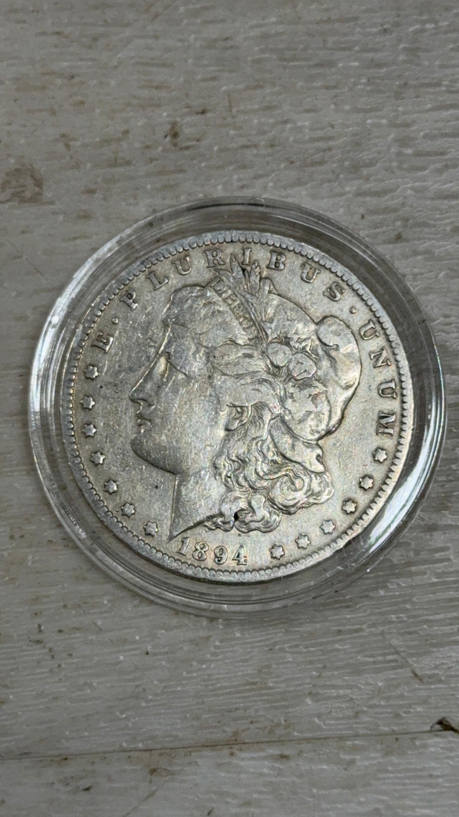 1894-O Morgan Silver Dollar Coin, United States, One Dollar (1 of 4)