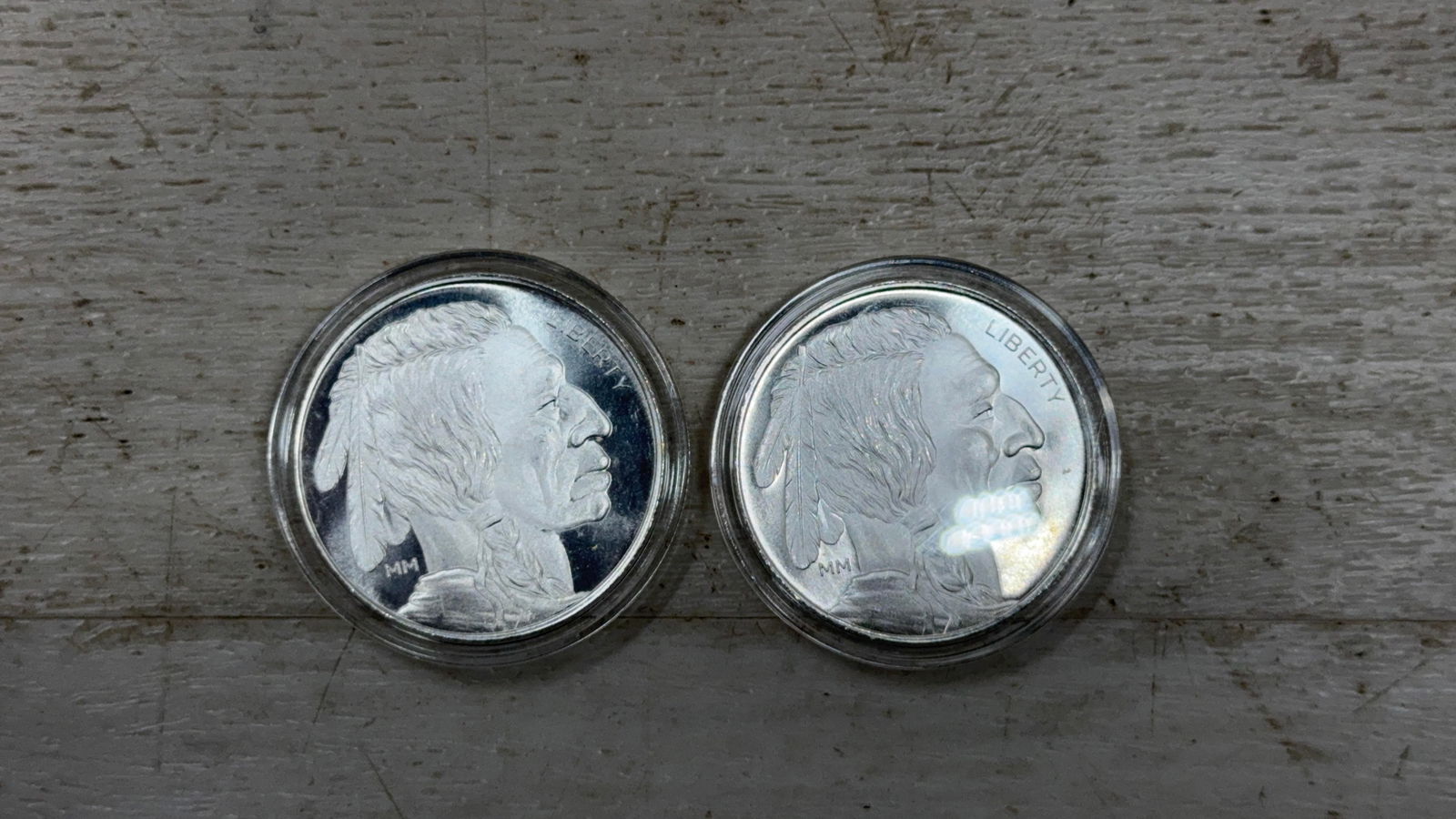 2- One Troy Ounce .999 Silver Rounds: IMPORTANT, WE ONLY ACCEPT CREDIT CARDS UP TO $500 FOR ONLINE COIN PURCHASES. YOU CAN PAY ACH THROUGH PROXIBID, OR YOU CAN SEND A WIRE OR CERTIFIED CHECK. WE WILL HOLD ALL SHIPPING OF COINS FOR 10 DAYS