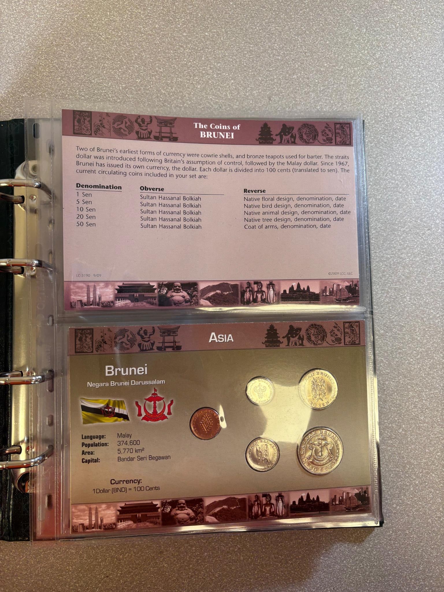 Asian Coin Collection Album Featuring Various Country Type sets: IMPORTANT, WE ONLY ACCEPT CREDIT CARDS UP TO $500 FOR ONLINE COIN PURCHASES. YOU CAN PAY ACH THROUGH PROXIBID, OR YOU CAN SEND A WIRE OR CERTIFIED CHECK. WE WILL HOLD ALL SHIPPING OF COINS FOR 10 DAYS