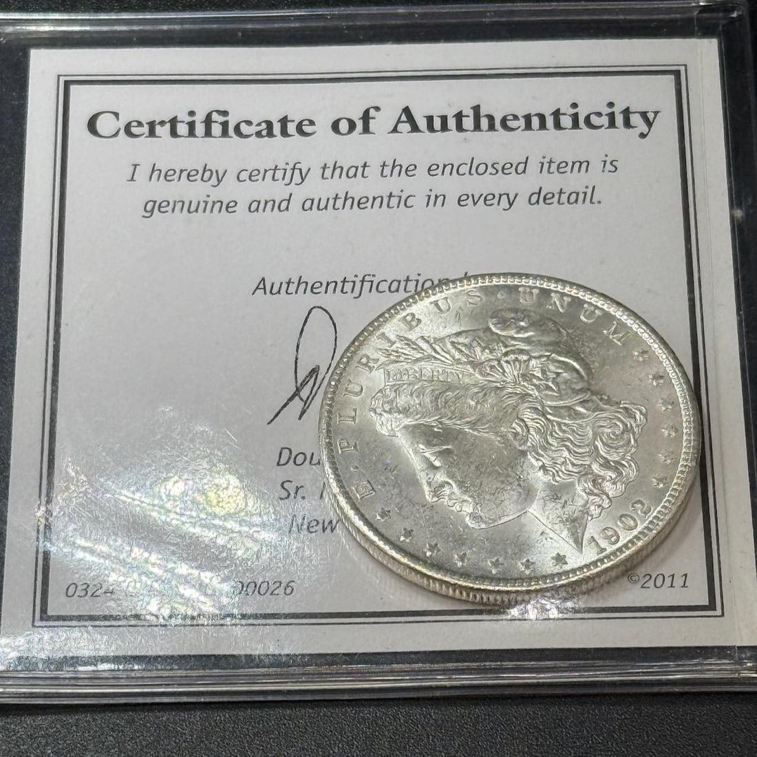 1902-O US Morgan Silver Dollar, 90% silver: IMPORTANT, WE ONLY ACCEPT CREDIT CARDS UP TO $500 FOR ONLINE COIN PURCHASES. YOU CAN PAY ACH THROUGH PROXIBID, OR YOU CAN SEND A WIRE OR CERTIFIED CHECK. WE WILL HOLD ALL SHIPPING OF COINS FOR 10 DAYS