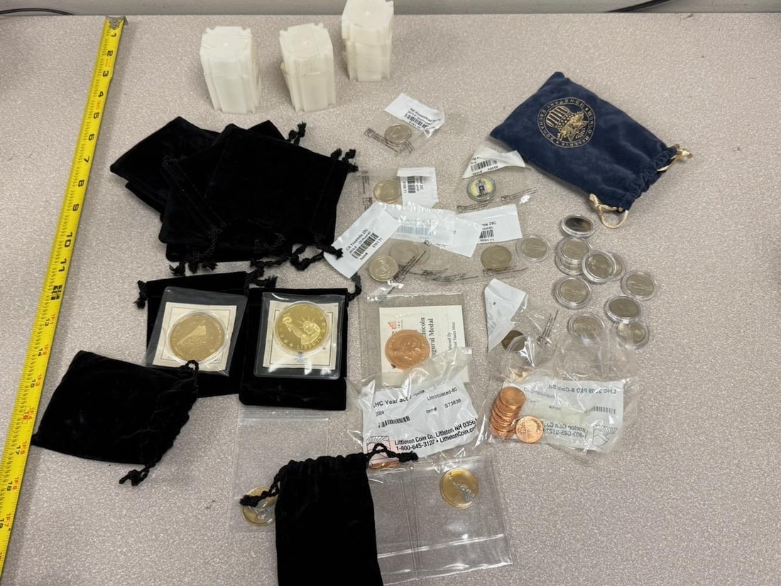 Littleton Coin Company Assorted Coin Collection and supples, Various Denominations: IMPORTANT, WE ONLY ACCEPT CREDIT CARDS UP TO $500 FOR ONLINE COIN PURCHASES. YOU CAN PAY ACH THROUGH PROXIBID, OR YOU CAN SEND A WIRE OR CERTIFIED CHECK. WE WILL HOLD ALL SHIPPING OF COINS FOR 10 DAYS