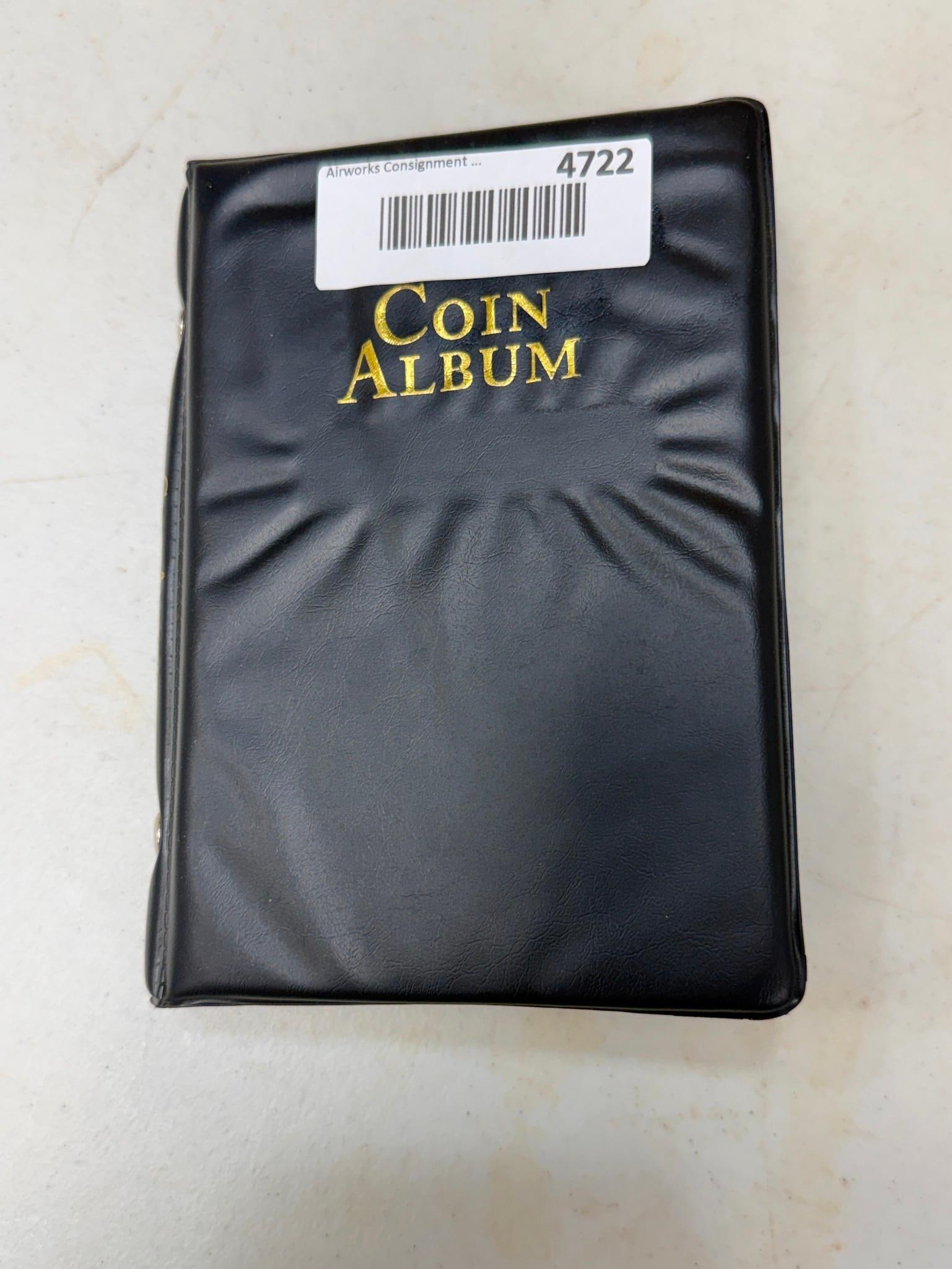 Coin Binder w/ Parking Tokens, Buffalo Nickels, Foreign coins and more (1 of 11)