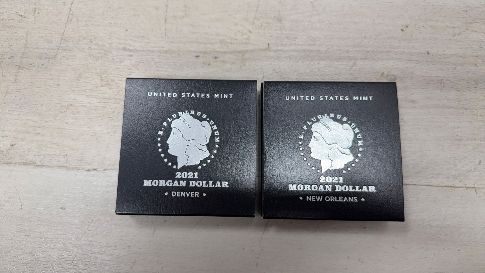 2- 2021 Morgan Silvers, 90% silver, Denver and New Orleans Privy Marks (1 of 6)