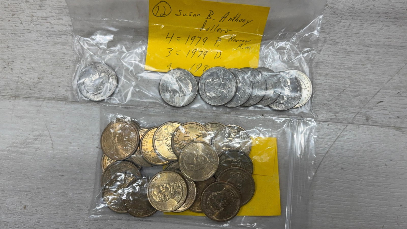 SUSAN B ANTHONY DOLLARS AND ASSORTED DOLLARS: IMPORTANT, WE ONLY ACCEPT CREDIT CARDS UP TO $500 FOR ONLINE COIN PURCHASES. YOU CAN PAY ACH THROUGH PROXIBID, OR YOU CAN SEND A WIRE OR CERTIFIED CHECK. WE WILL HOLD ALL SHIPPING OF COINS FOR 10 DAYS