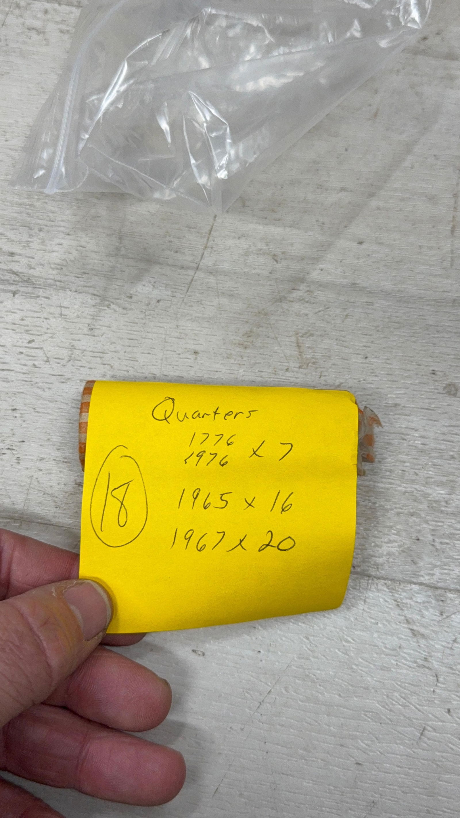 ASSORTED QUARTERS. SEE NOTE PICTURED - 2