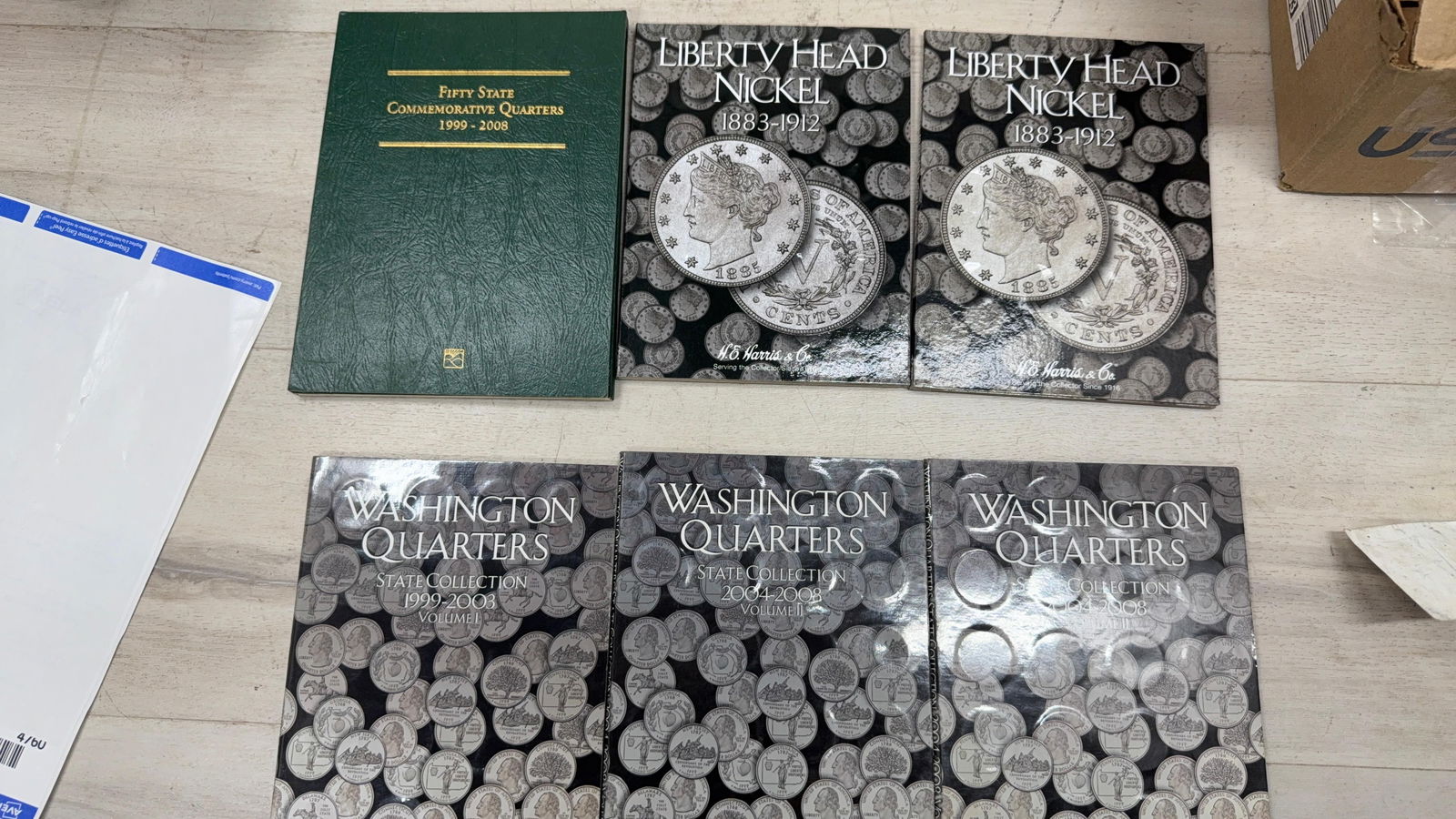 NICKEL AND QUARTER COLLECTIONS AND BOOKS. (1 of 10)