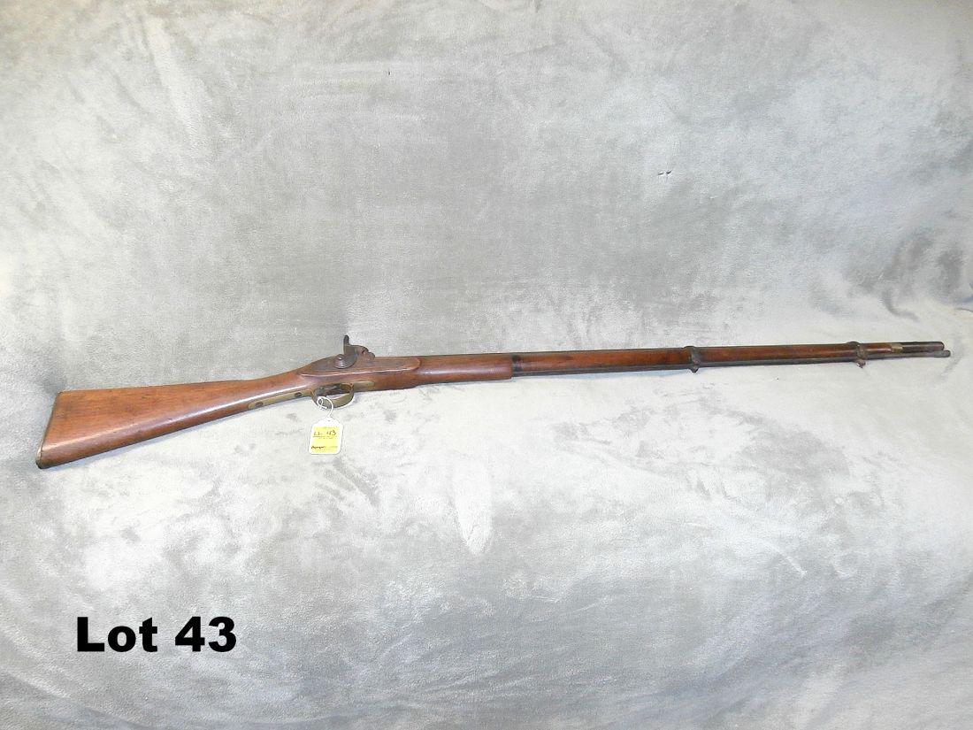 Tower 1861 (crown)69 cal percussion long rifle: Tower 1861 (crown) 69 cal percussion long rifle in fair condition - Antique