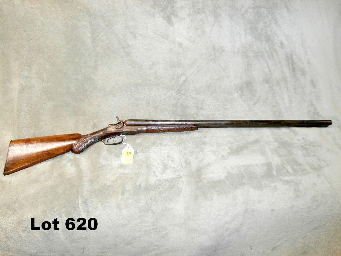 WM Parkhust Shot gun: Wm Parkhust 12Ga Hammer Dbl 30"Brl Sn511 Good Condition - C&R