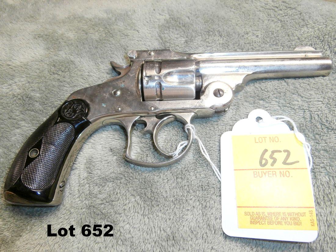 S&W DA Model 1880: S&W Da Model 1880 38Cal 3/1/4"Brl Sn 107006 Good Condition - C&R