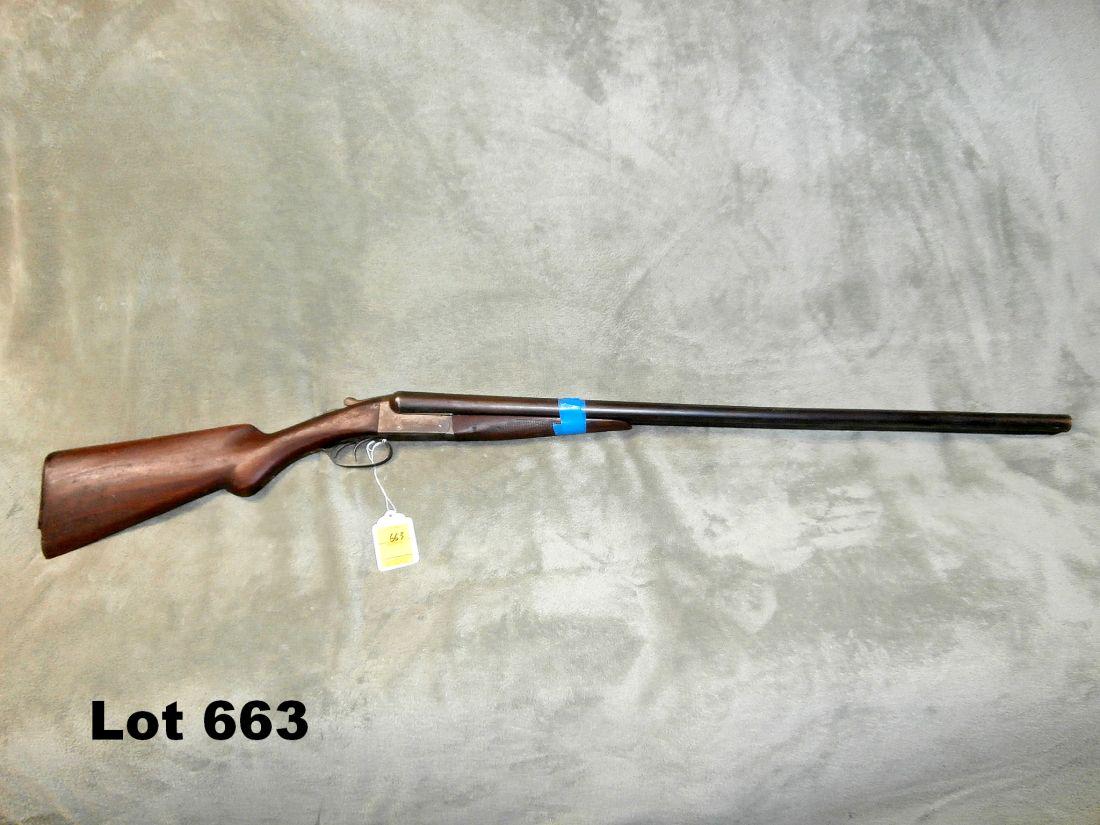 Remington double shot gun: Remington Dbl Shot Gun 12Ga 30"Brl Sn332446 For End Loose Fair Condition - C&R