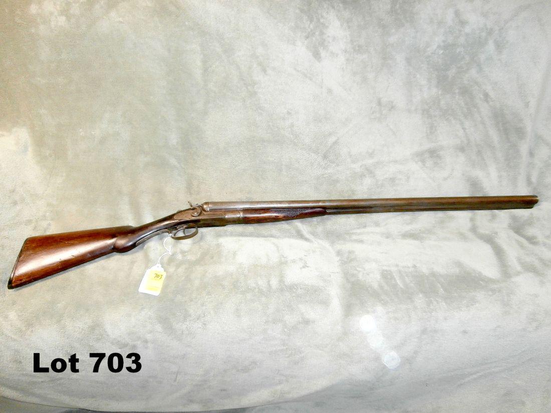 L.C. Smith DBL shot gun: L.C. Smith 10Ga Hammer Dbl 32"Brl Sn30247 Good Condition - C&R