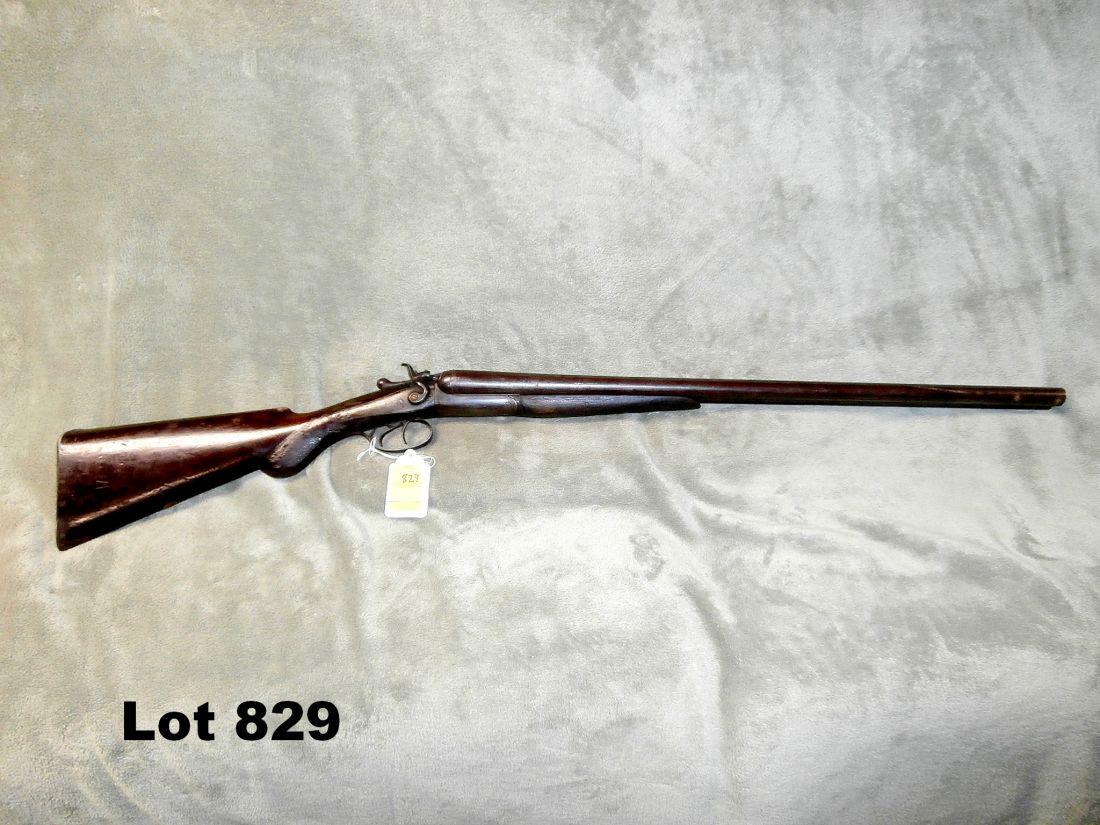 W. Richards Belgian DBL: W. Richards Belgian 12Ga Hammer Dbl 26"Brl Sn8184 Good Condition - C&R