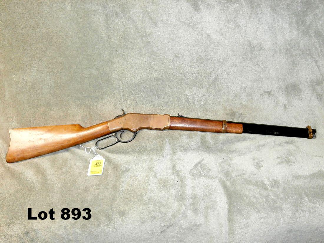 Uberti Itialian lever action 1866 model: Uberti Itialian Lever Action 1866Model 22Long Rifle 19"Brl Sn12 Good Condition - C&R