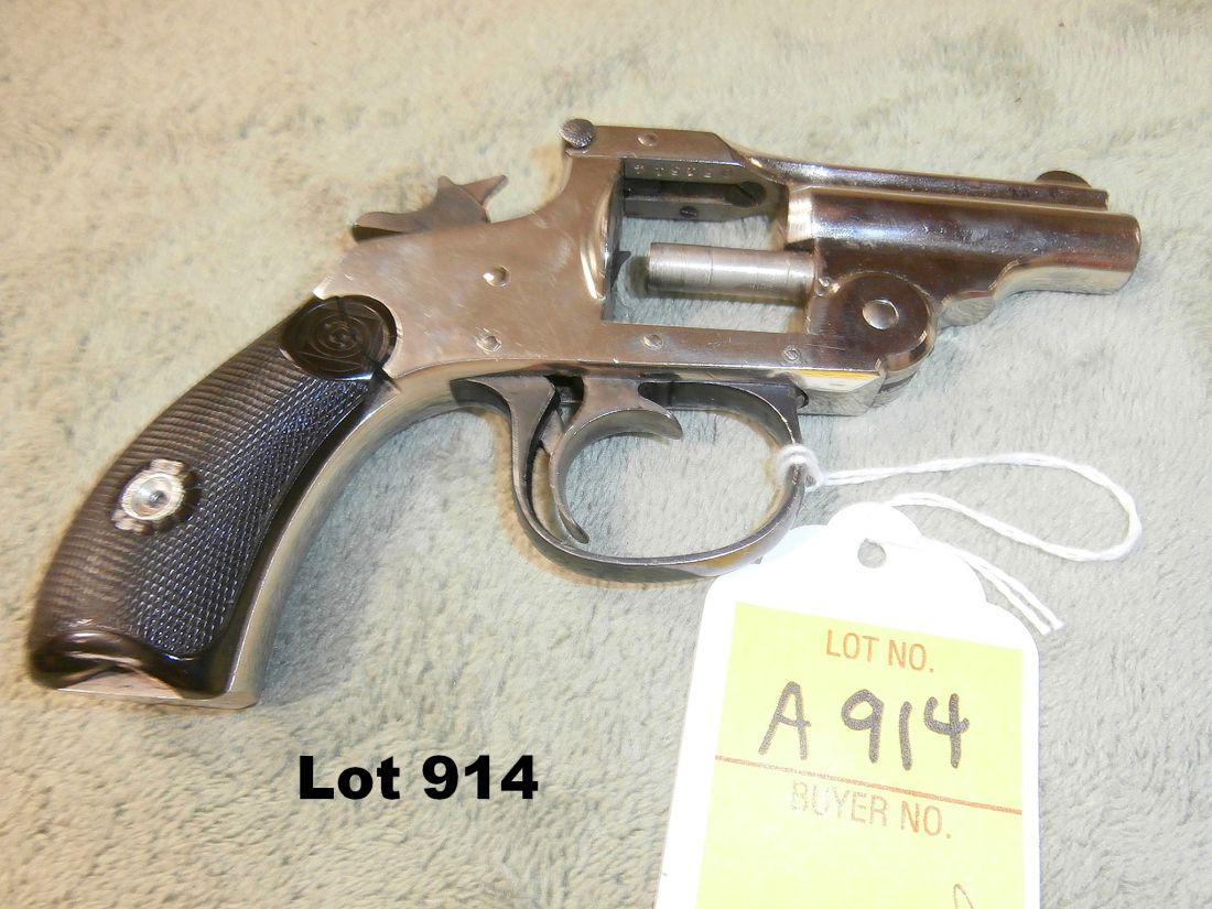 H&R arms top break revolver: H&R arms top break revolver missing cylinder in fair conditon - C&R