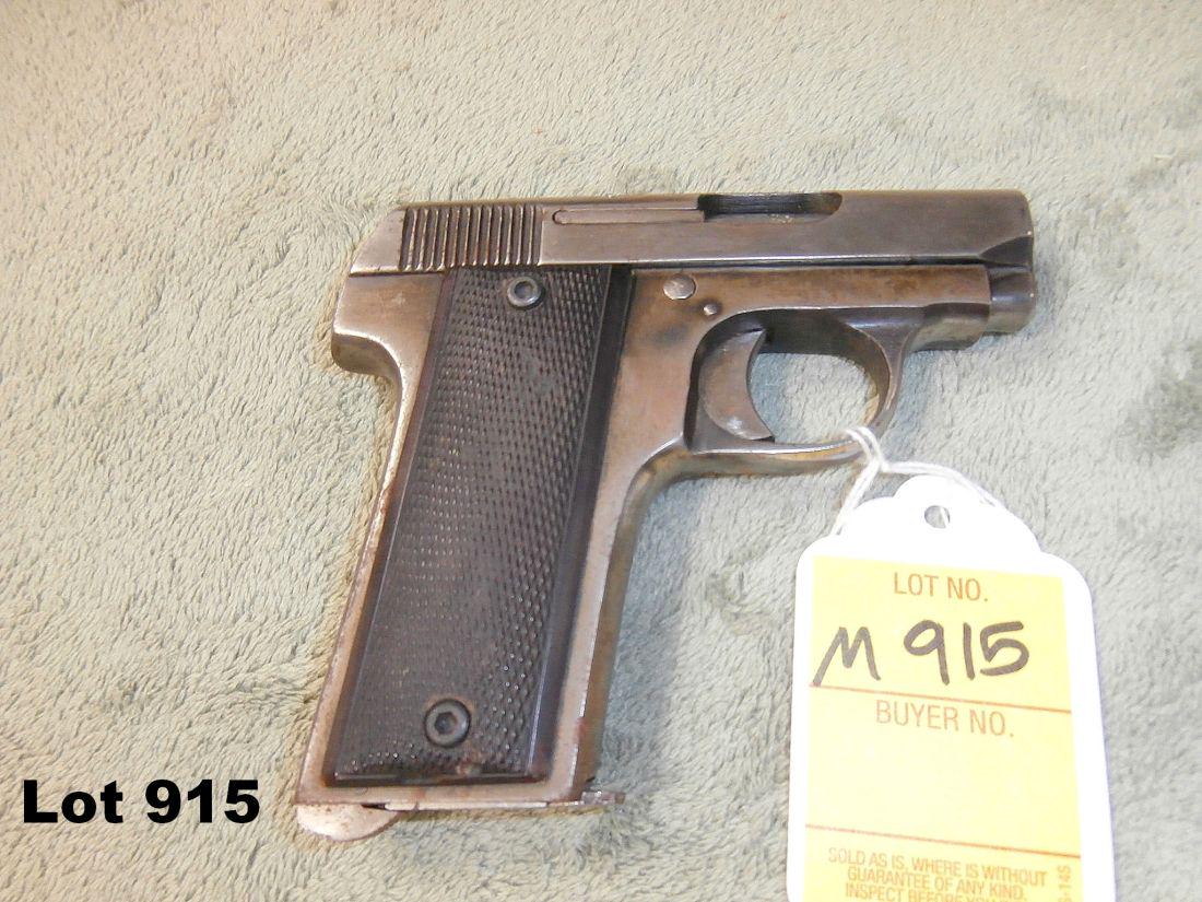Spanish 35cal automatic pistol: Spanish 35cal automatic pistol in fair condition - C&R