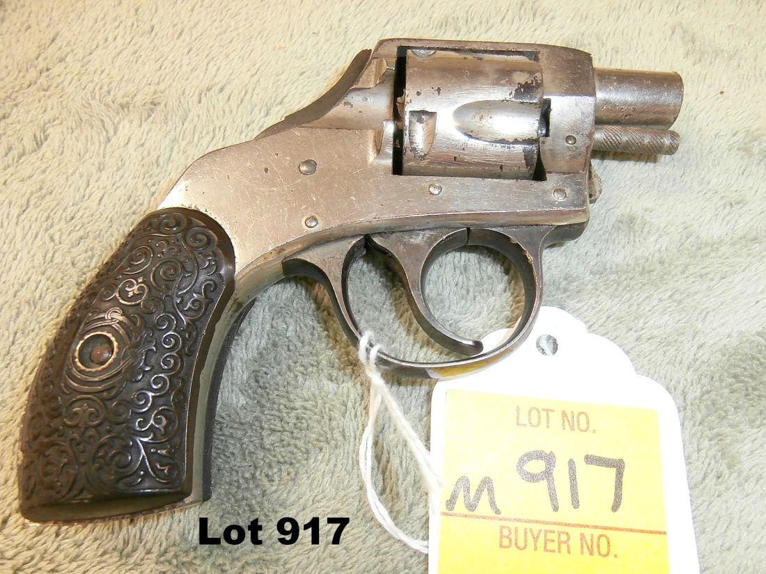 unkown 32 cal vest pocket safety hammer pistol: unkown 32 cal vest pocket safety hammer pistol in fair conditon - C&R