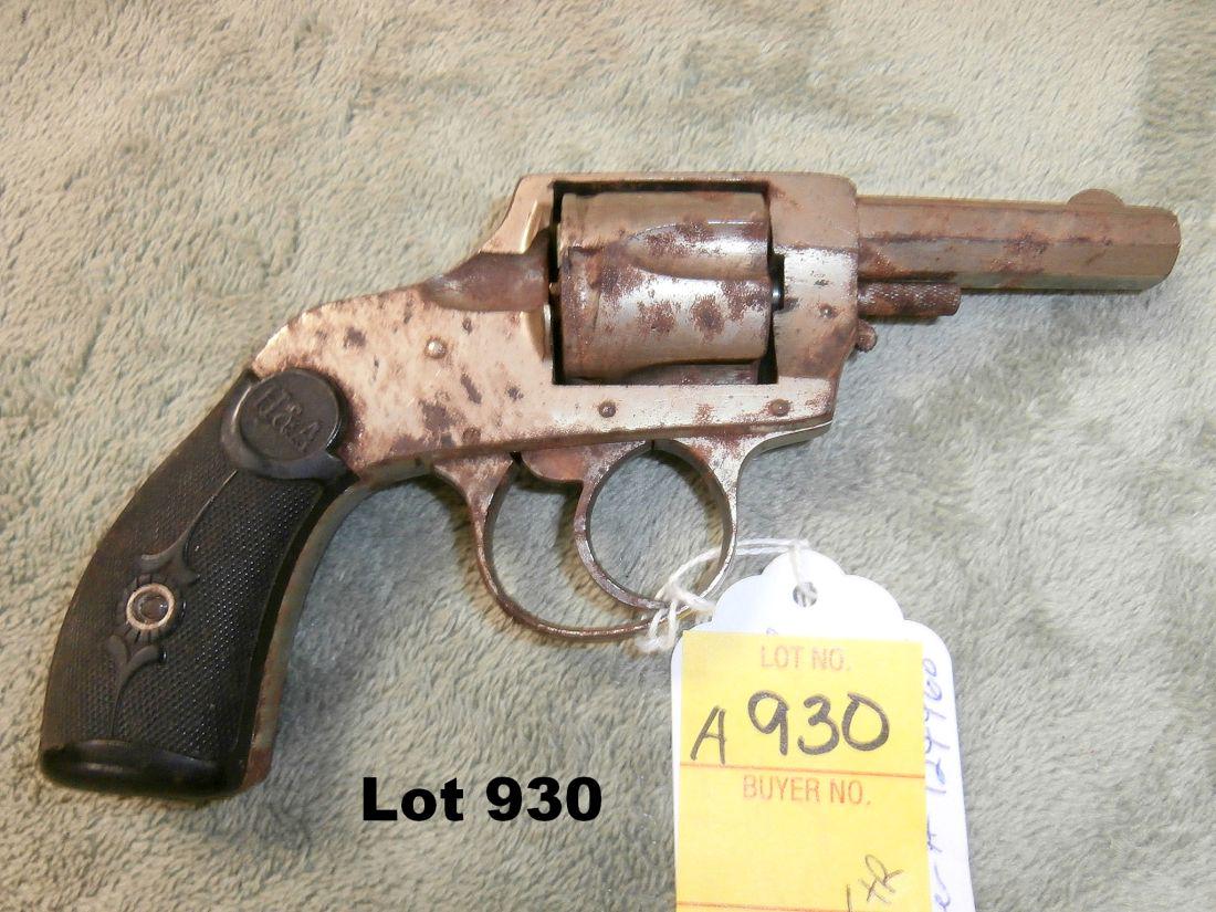 Hoppkins & Allen double action #6 revolver: Hoppkins & Allen double action #6 revolver missing hammer in fair condition - C&R