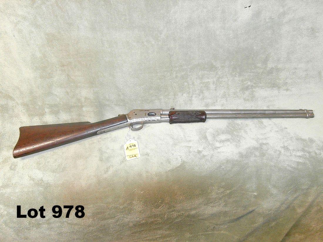 Colt Lightening pump baby carbine 44 cal rifle: Colt Lightening pump baby carbine 44 cal rifle in fair condition - C&R