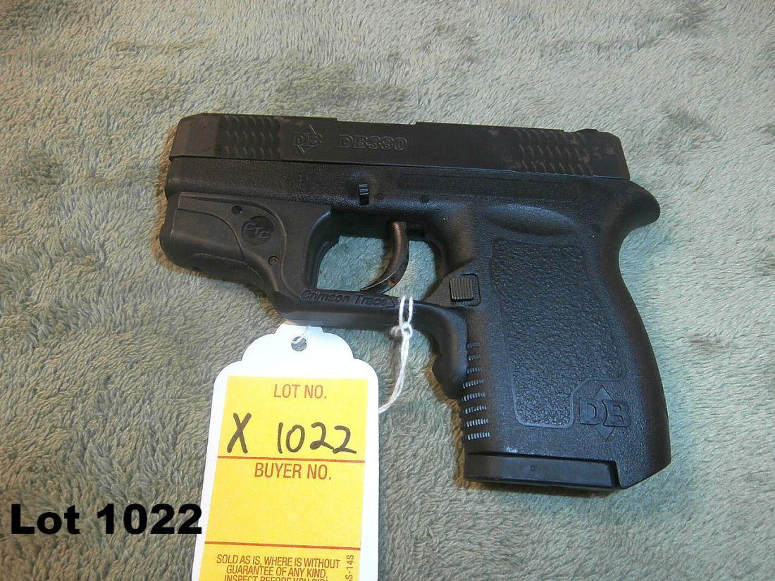 Diamondback Firearms Crimson Trace pistol: Diamondback Firearms Crimson Trace 380 semi-auto pistol with laser sight in very good condition - FFL
