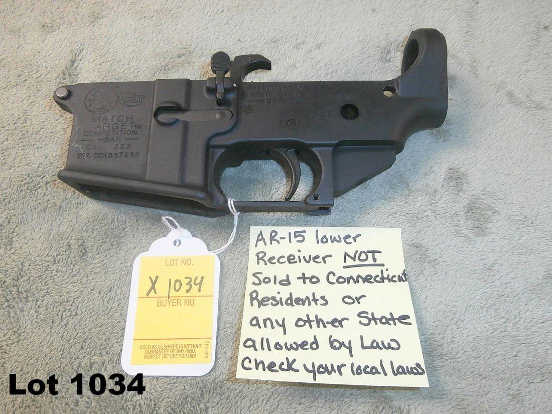 Colt AR 15 Lower (can't be sold to Ct residents: Colt AR 15 Lower (cannot be sold to Ct residents or any other state not allowed by law) - FFL