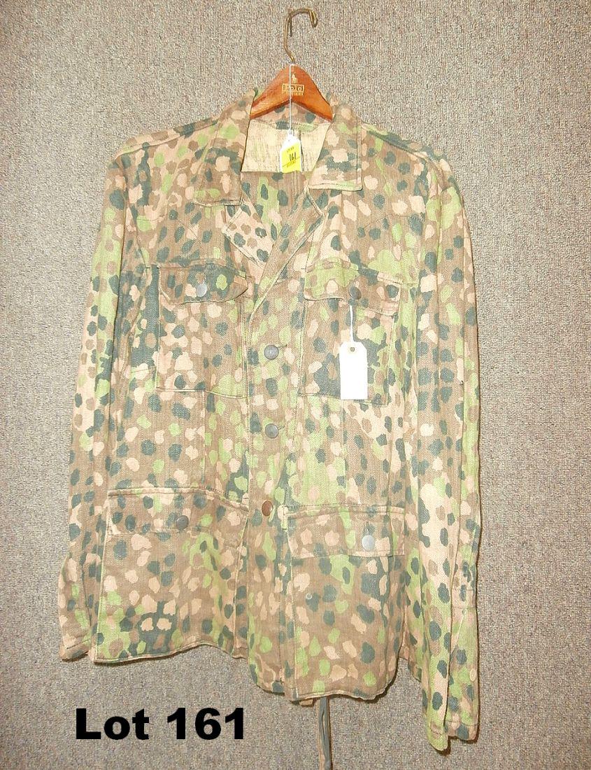 German WWII SS Dot Camo Set 1944: German WWII SS dot camo set 1944 Senior colonel jacket and pants